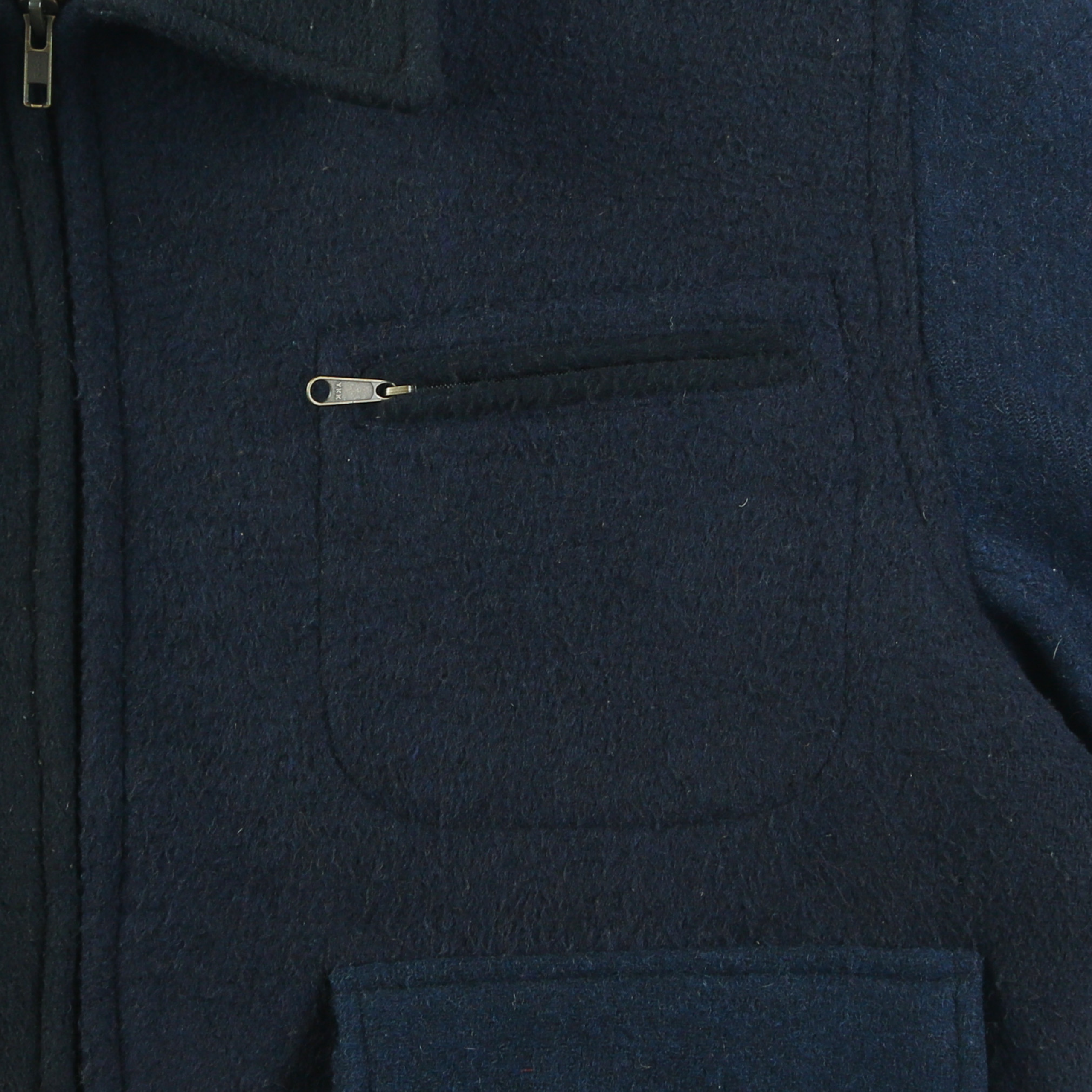 Wool Crew Jacket - Navy - Patina