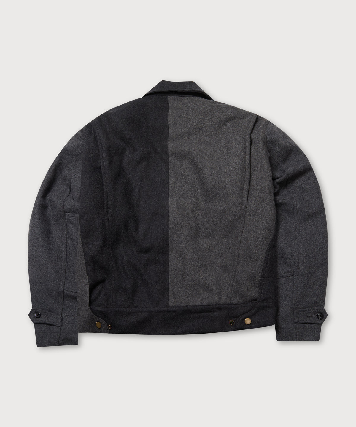 Wool Crew Jacket - Grey - Patina