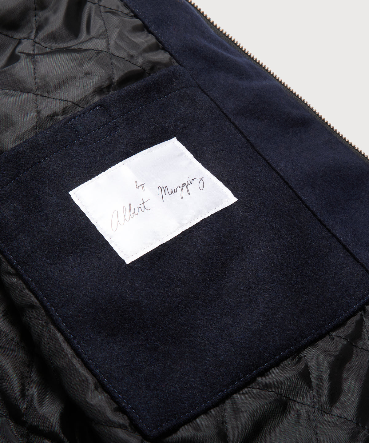 Wool Crew Jacket - Navy - Patina