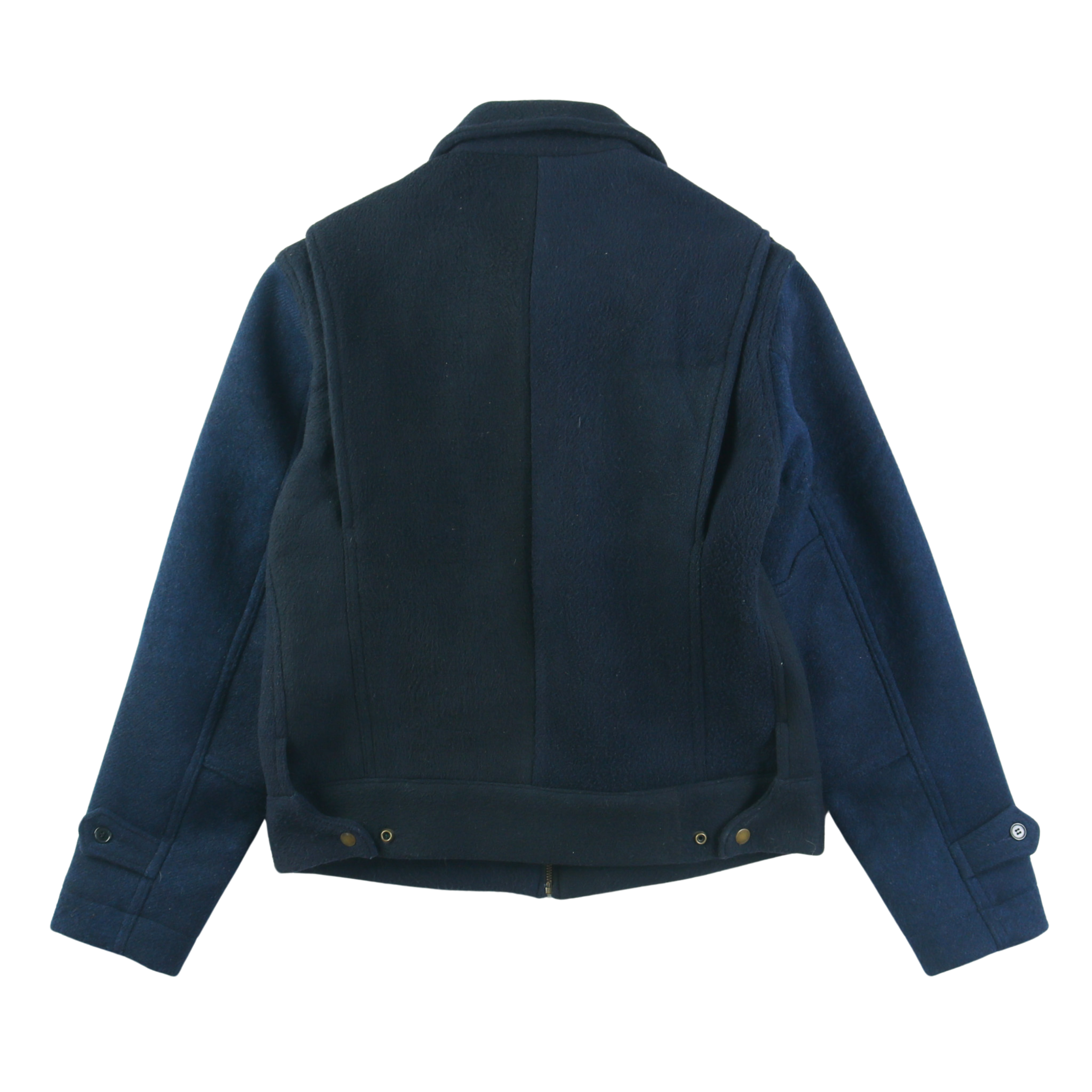 Wool Crew Jacket - Navy - Patina