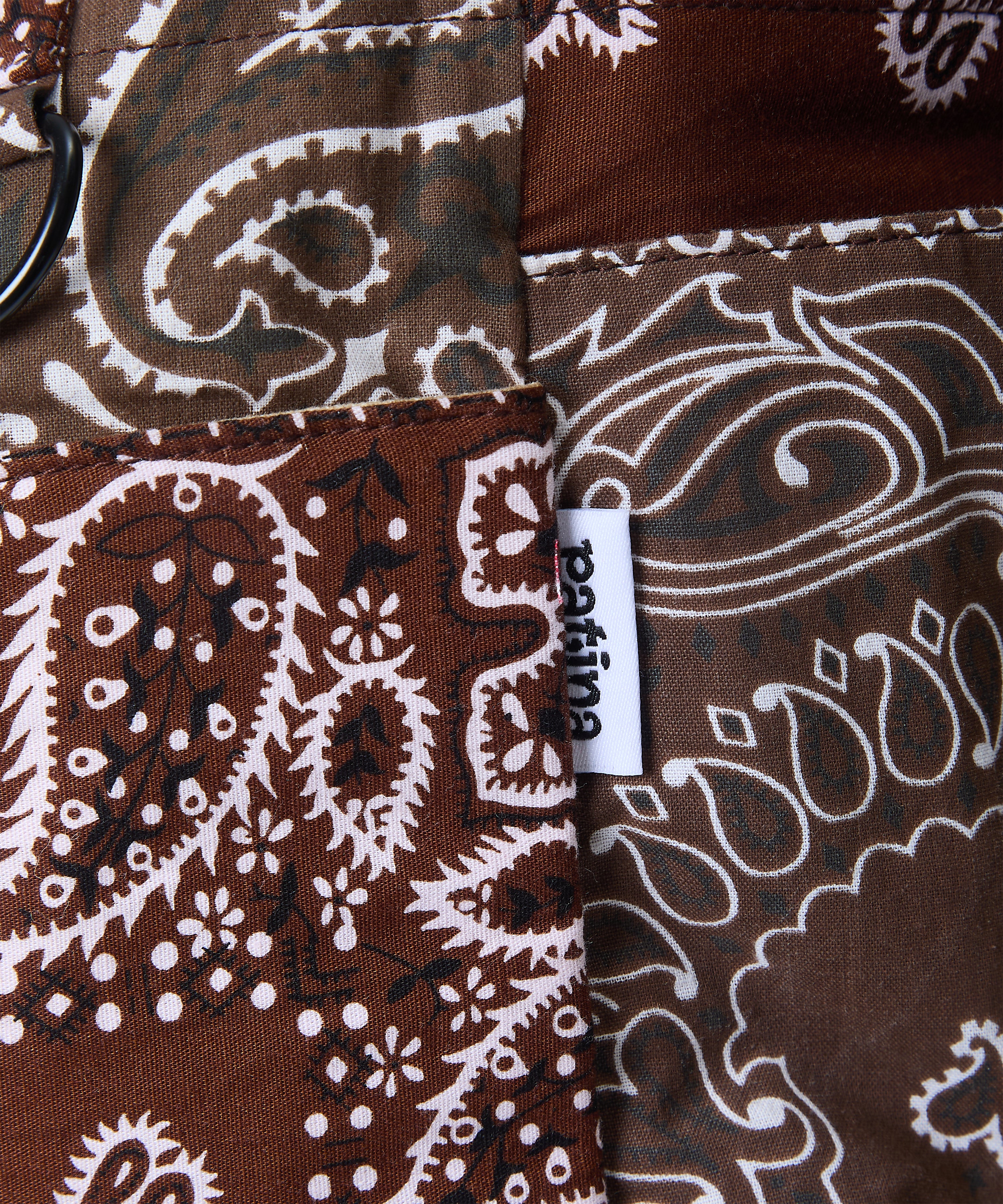 Bandana Tote Bag - Brown