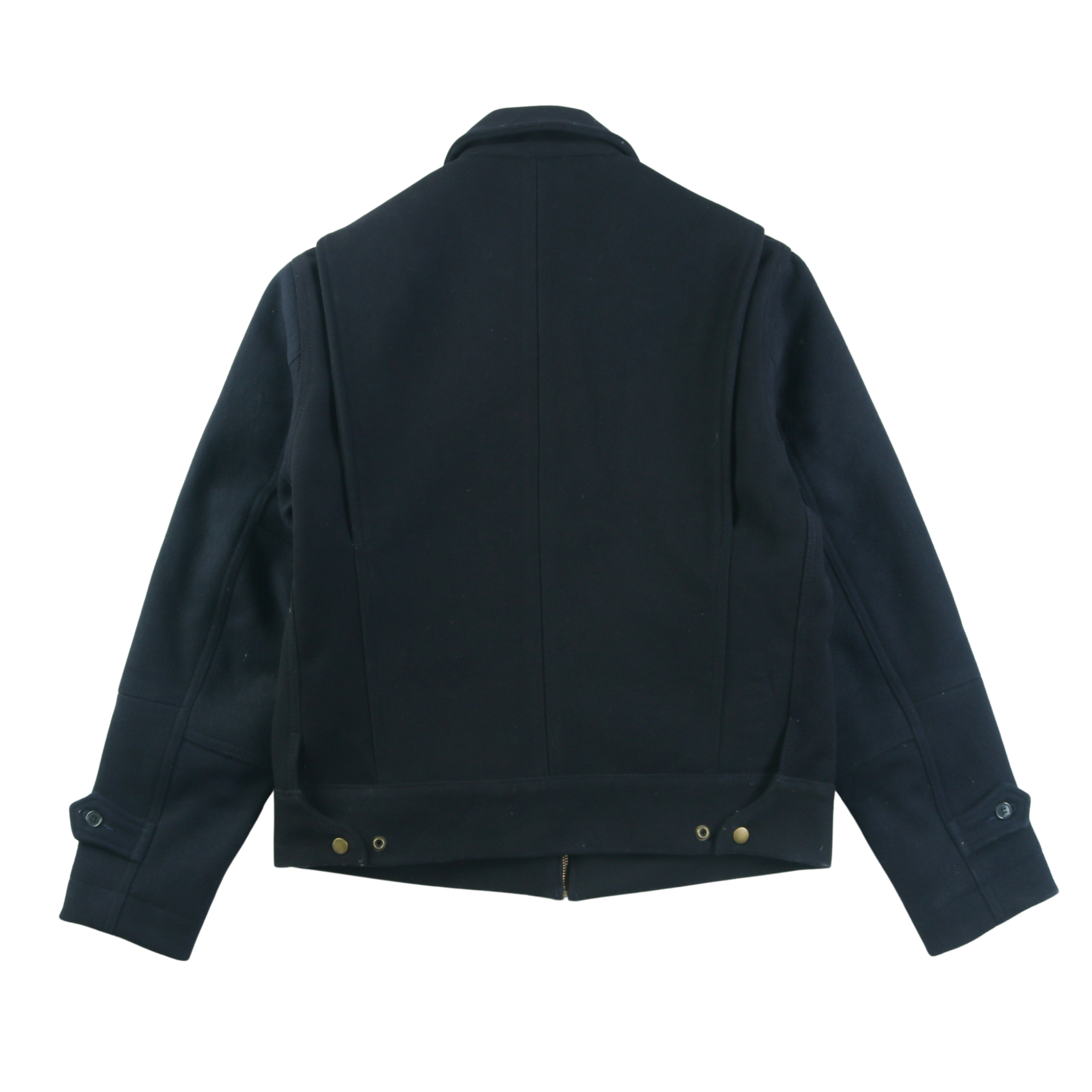 Wool Crew Jacket - Navy - Patina
