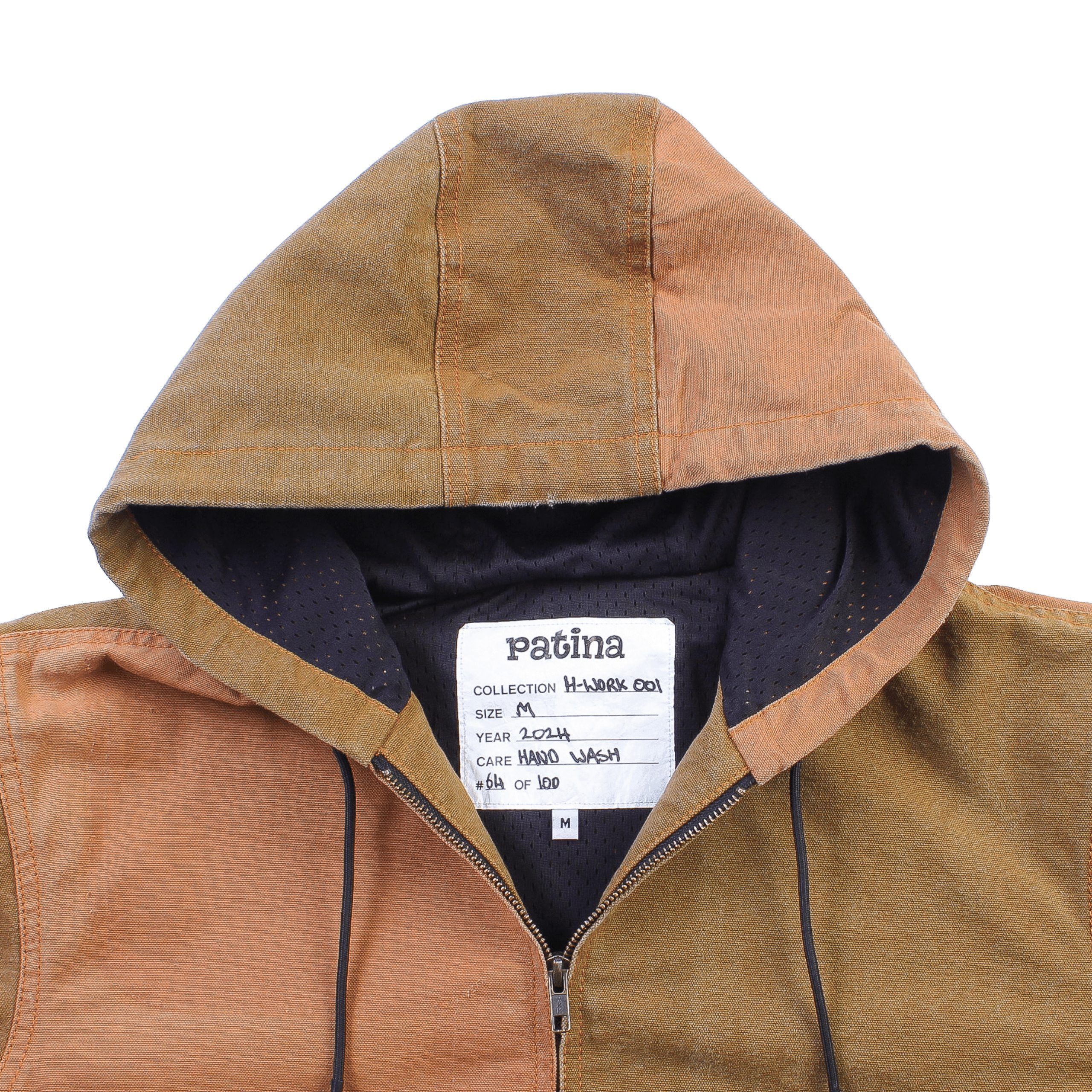 Hooded Work Jacket N°64 - Patina