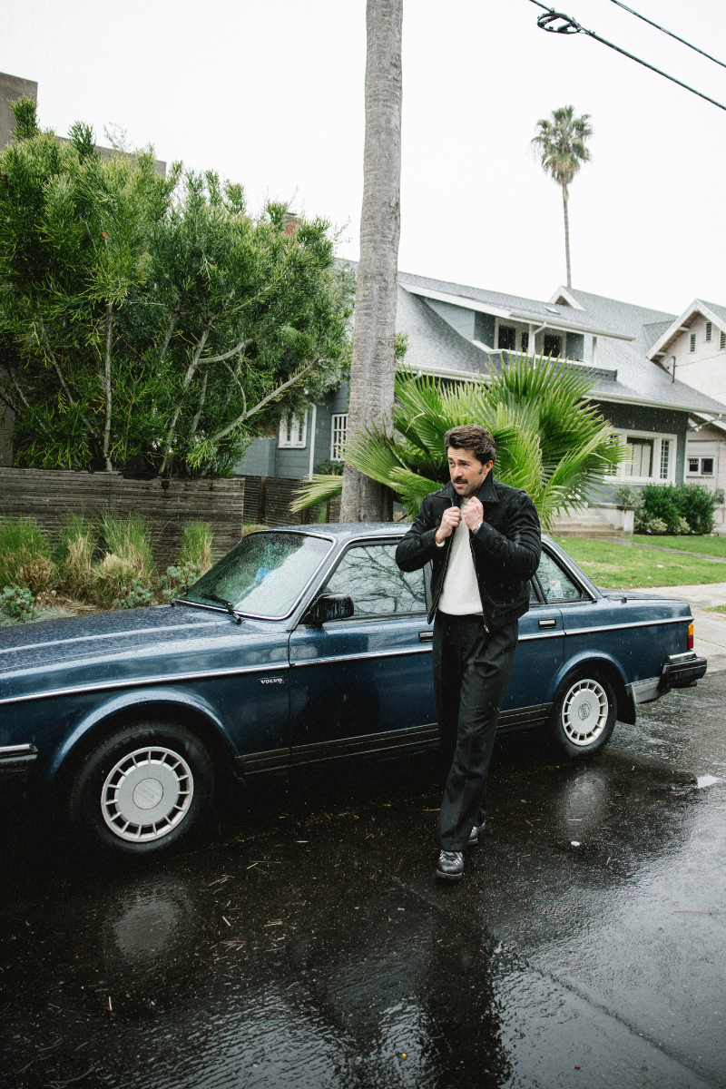 Wool Crew Jacket - Black - Patina