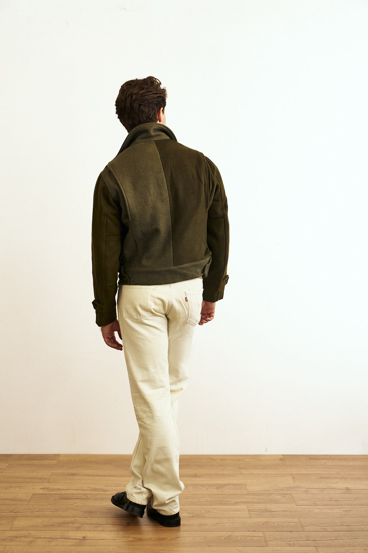 Wool Crew Jacket - Green