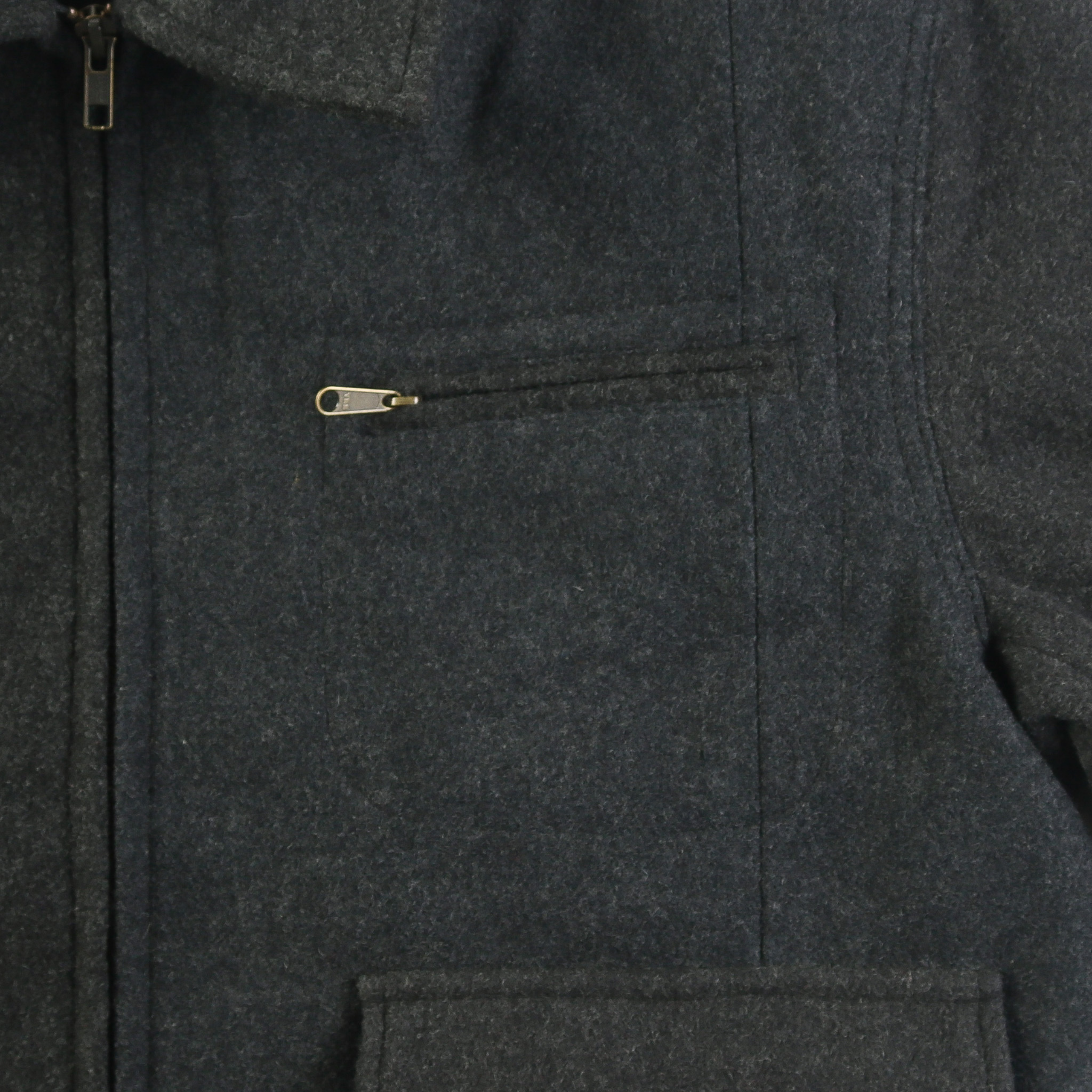Wool Crew Jacket - Grey - Patina