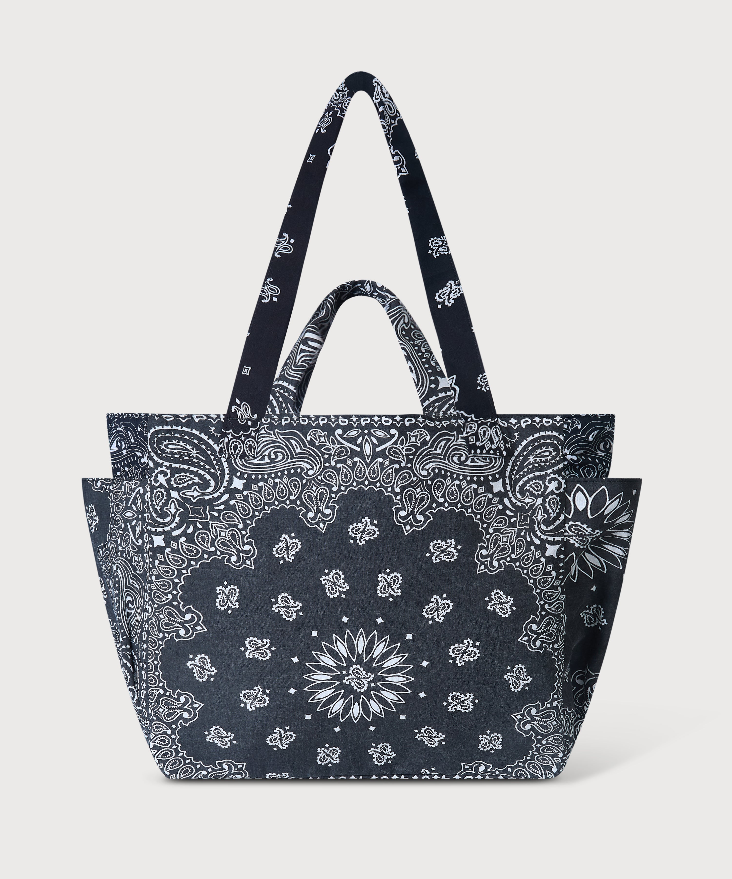 Bandana Tote Bag - Black