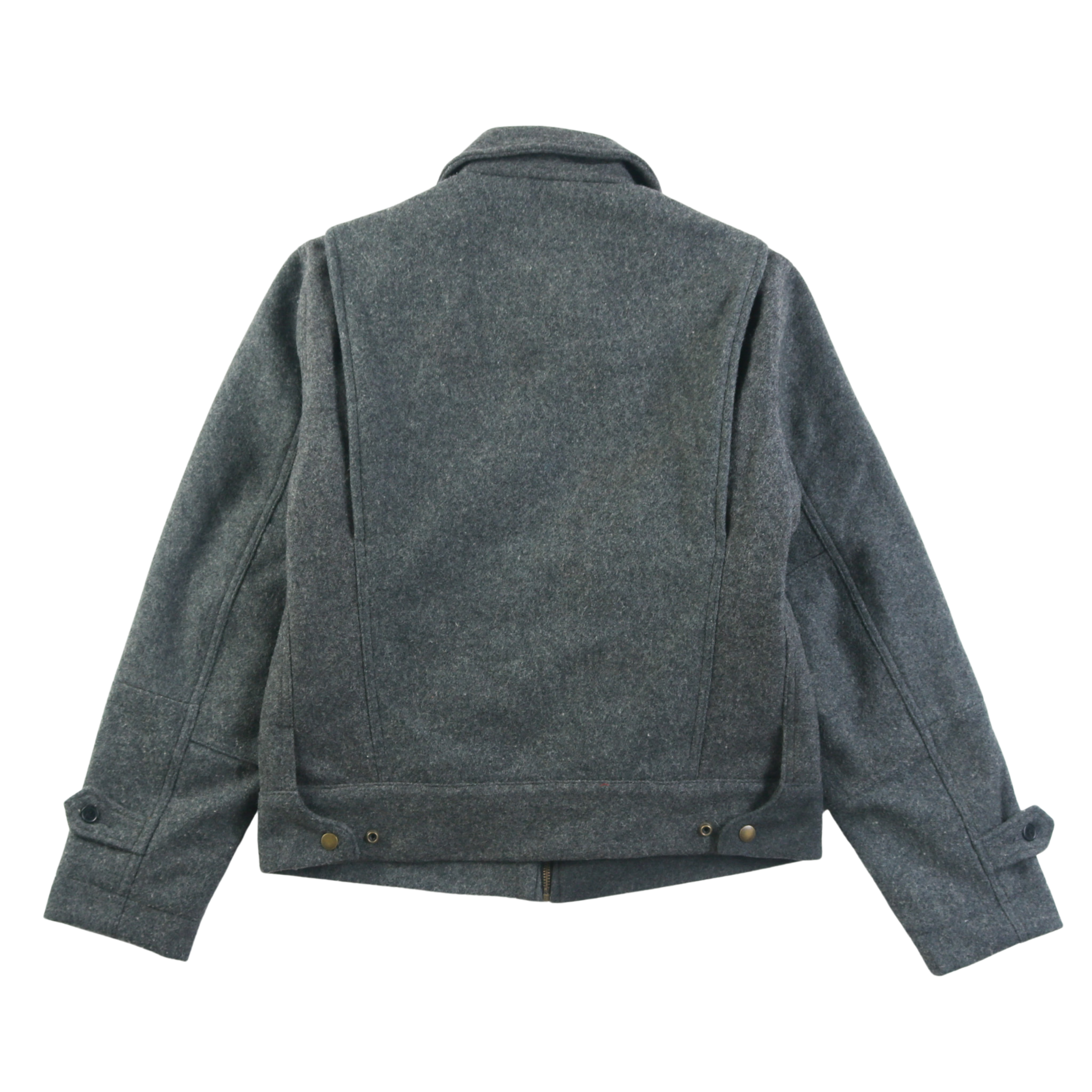 Wool Crew Jacket - Grey - Patina