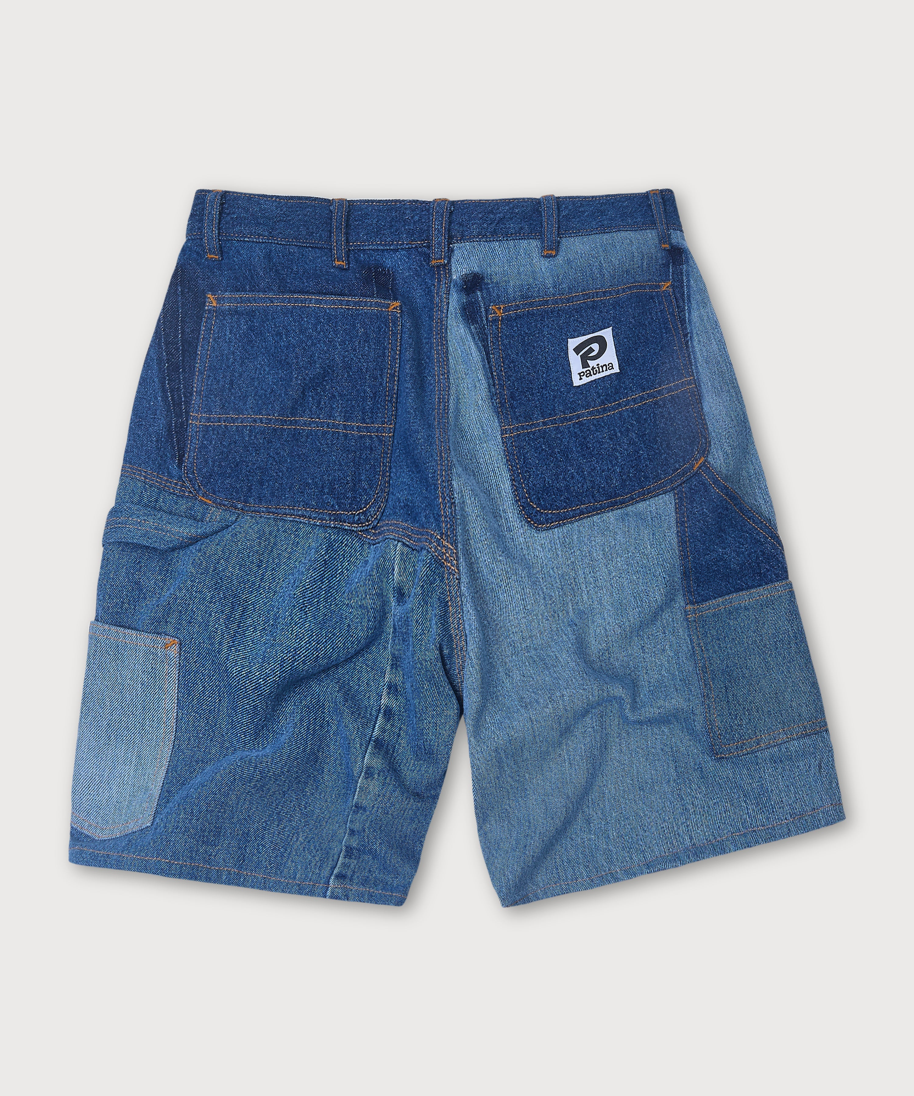 Double Knee Short - Denim
