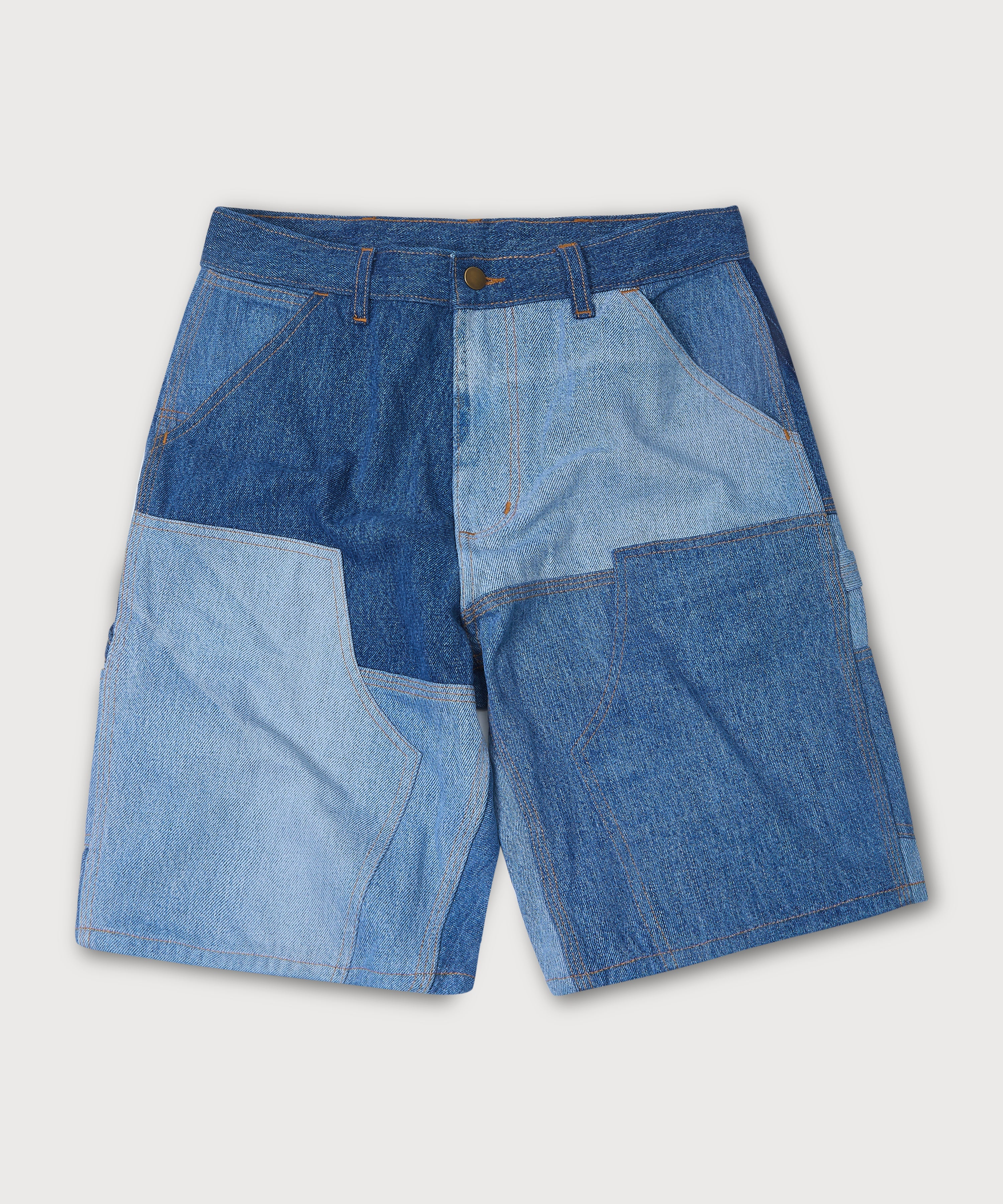 Double Knee Short - Denim