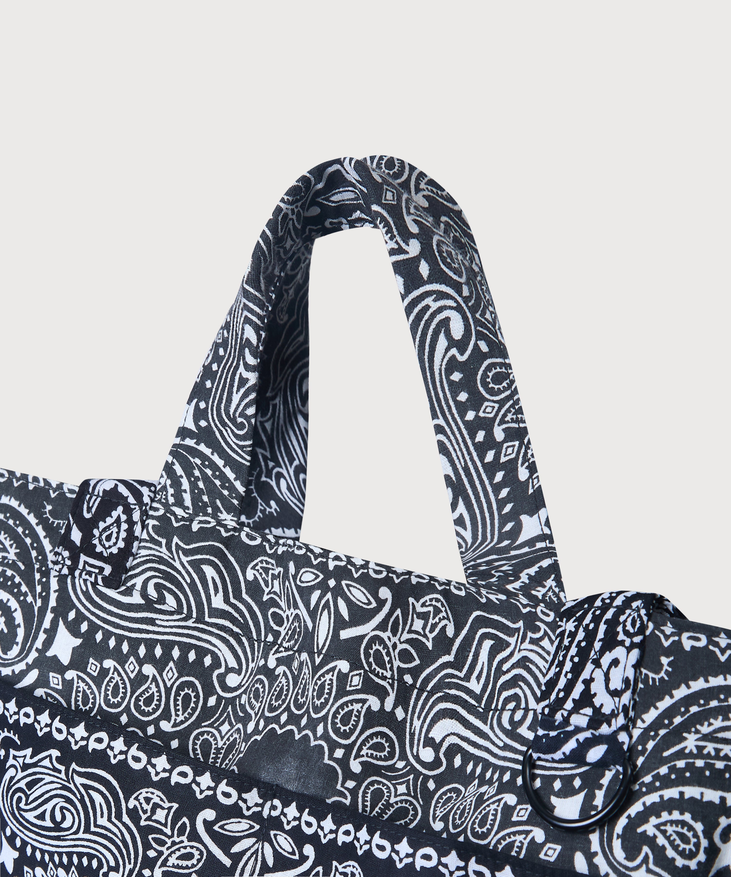 Bandana Tote Bag - Black