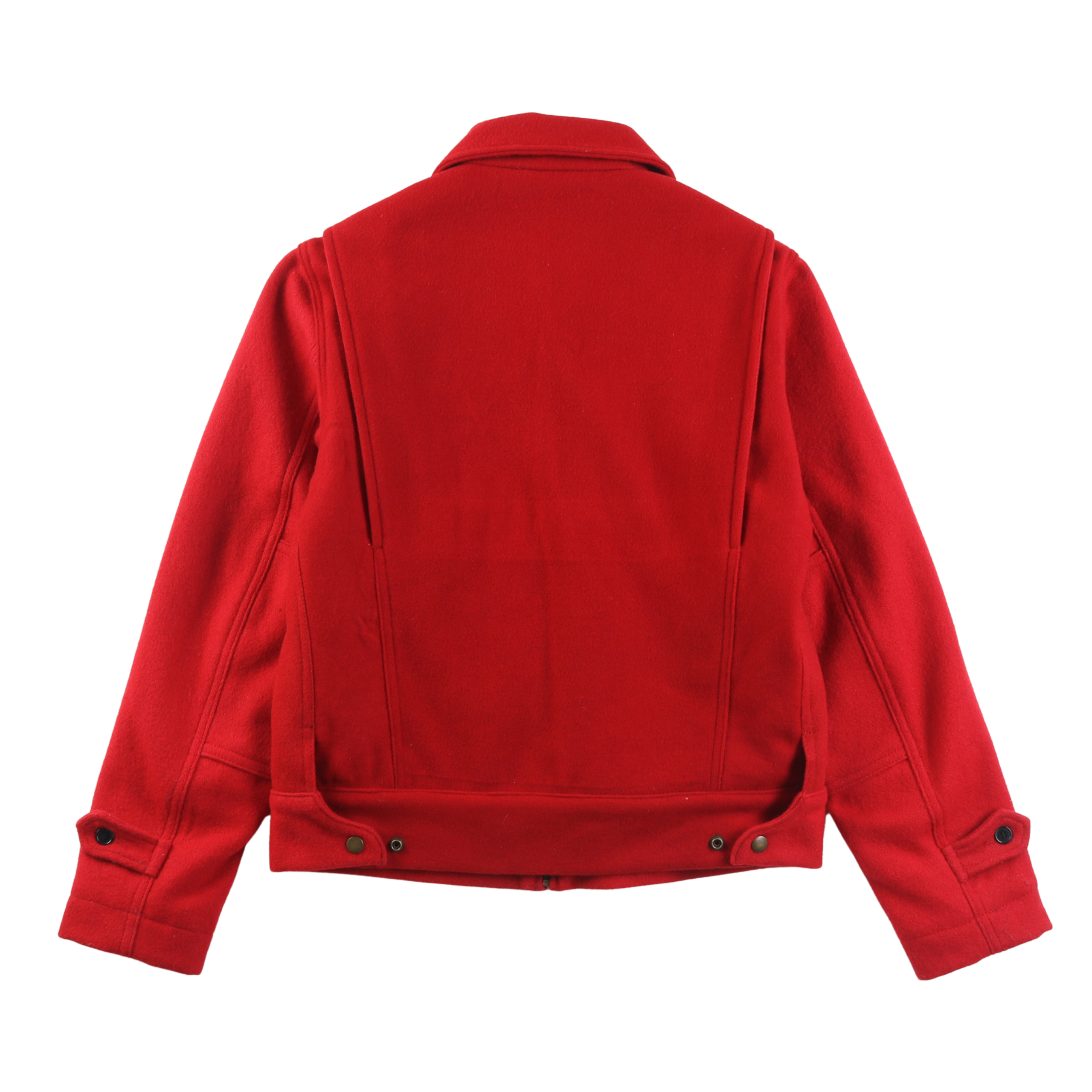 Wool Crew Jacket - Red - Patina
