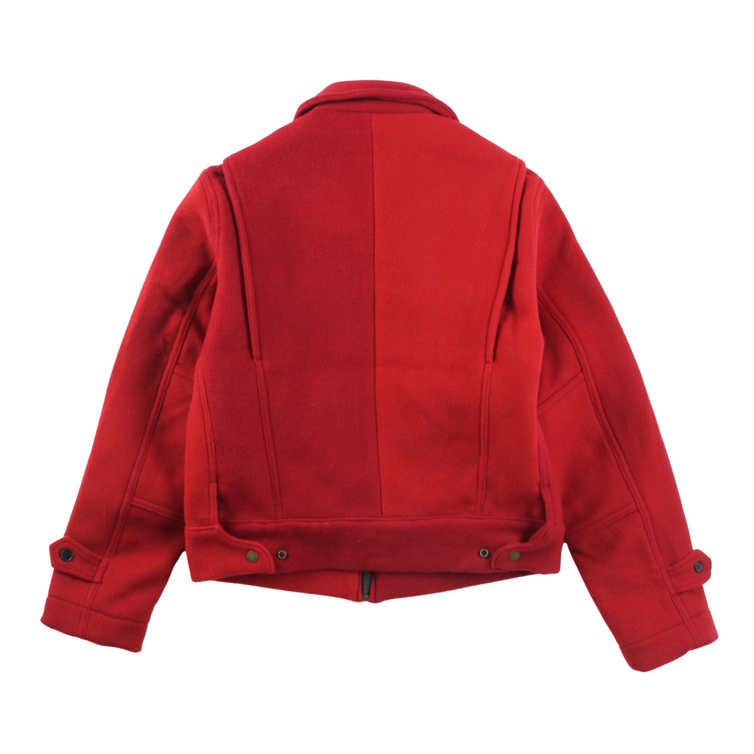 Wool Crew Jacket - Red - Patina