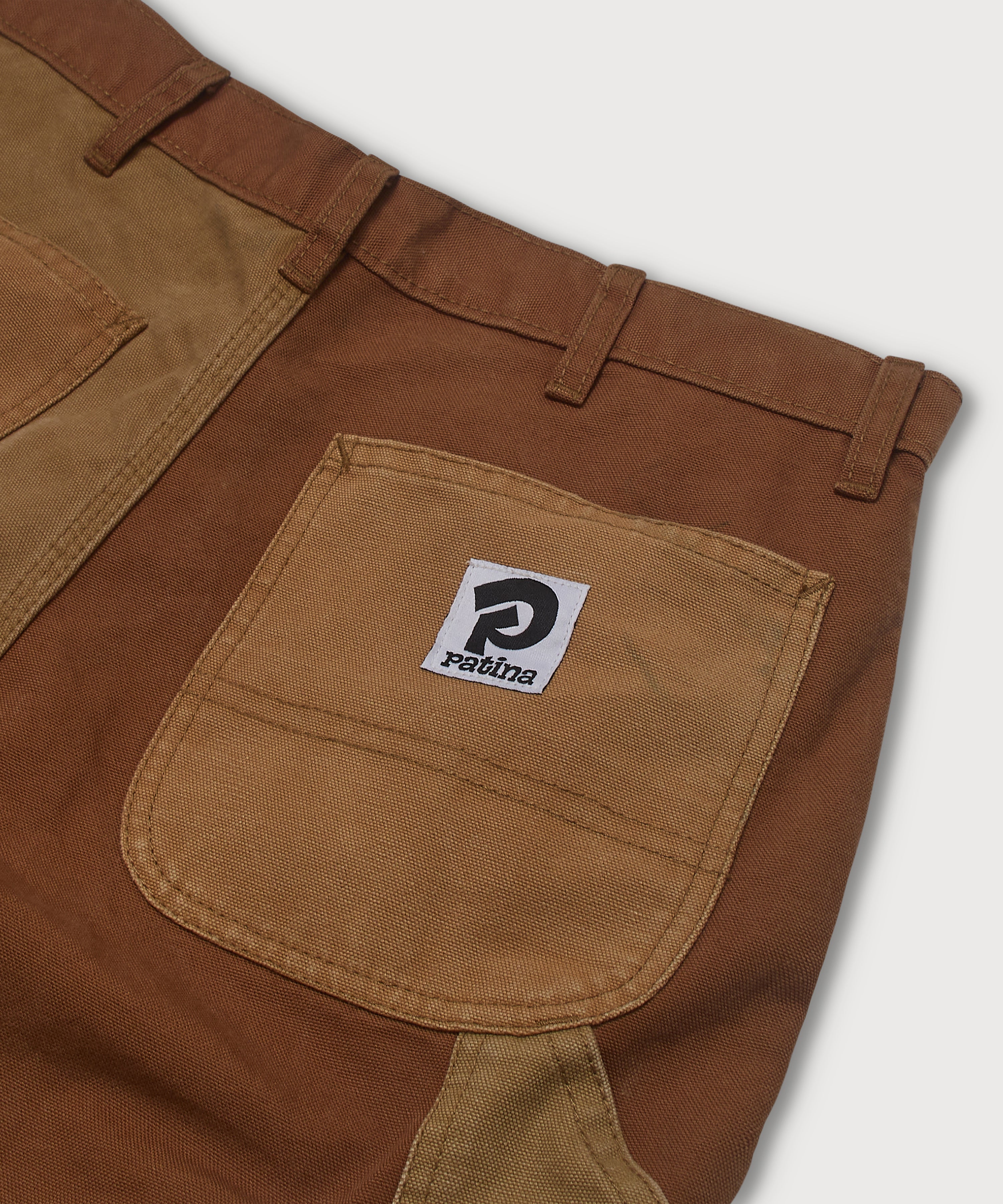 Double Knee Short - Duck Brown - Patina