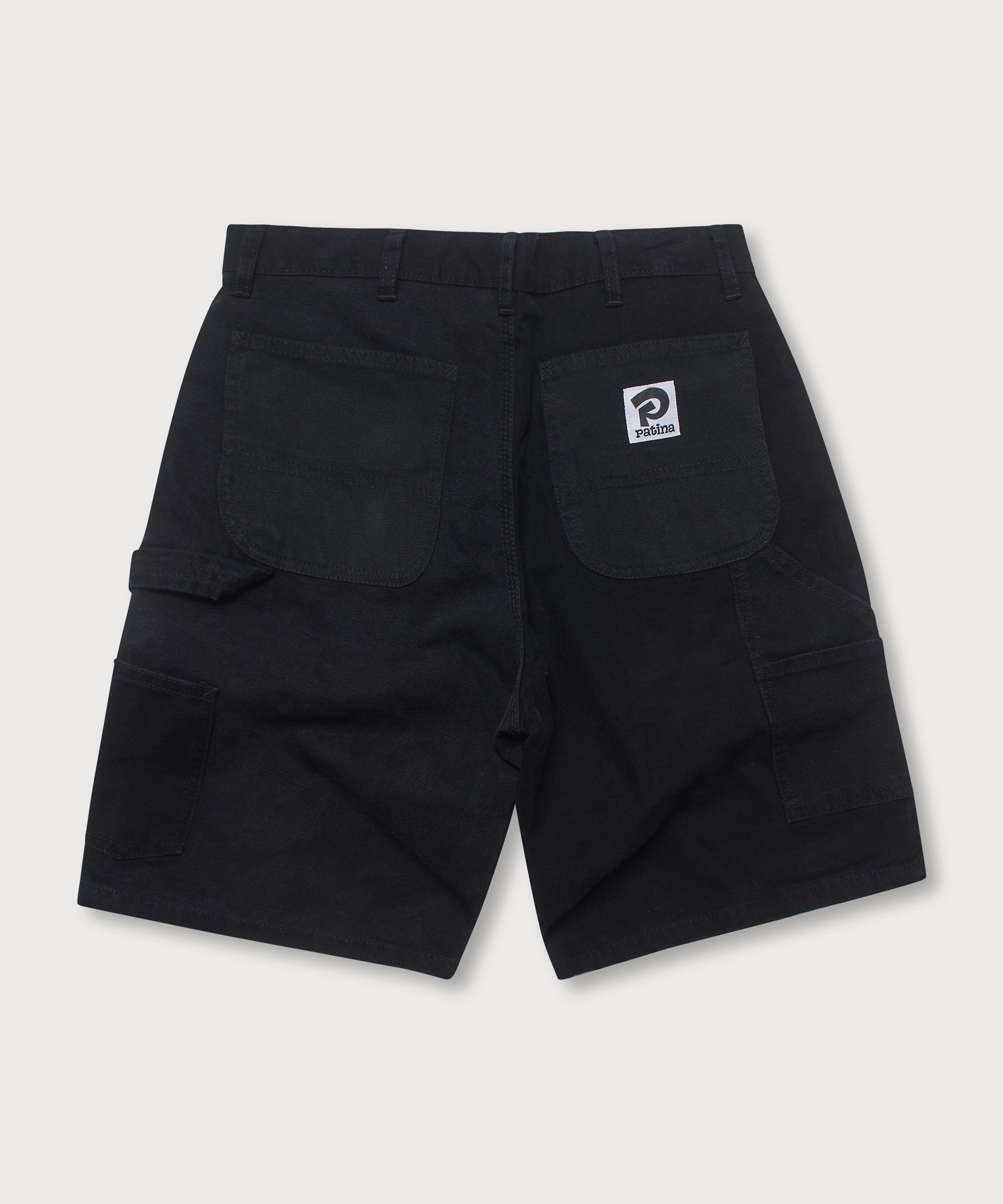 Double Knee Short - Black - Patina