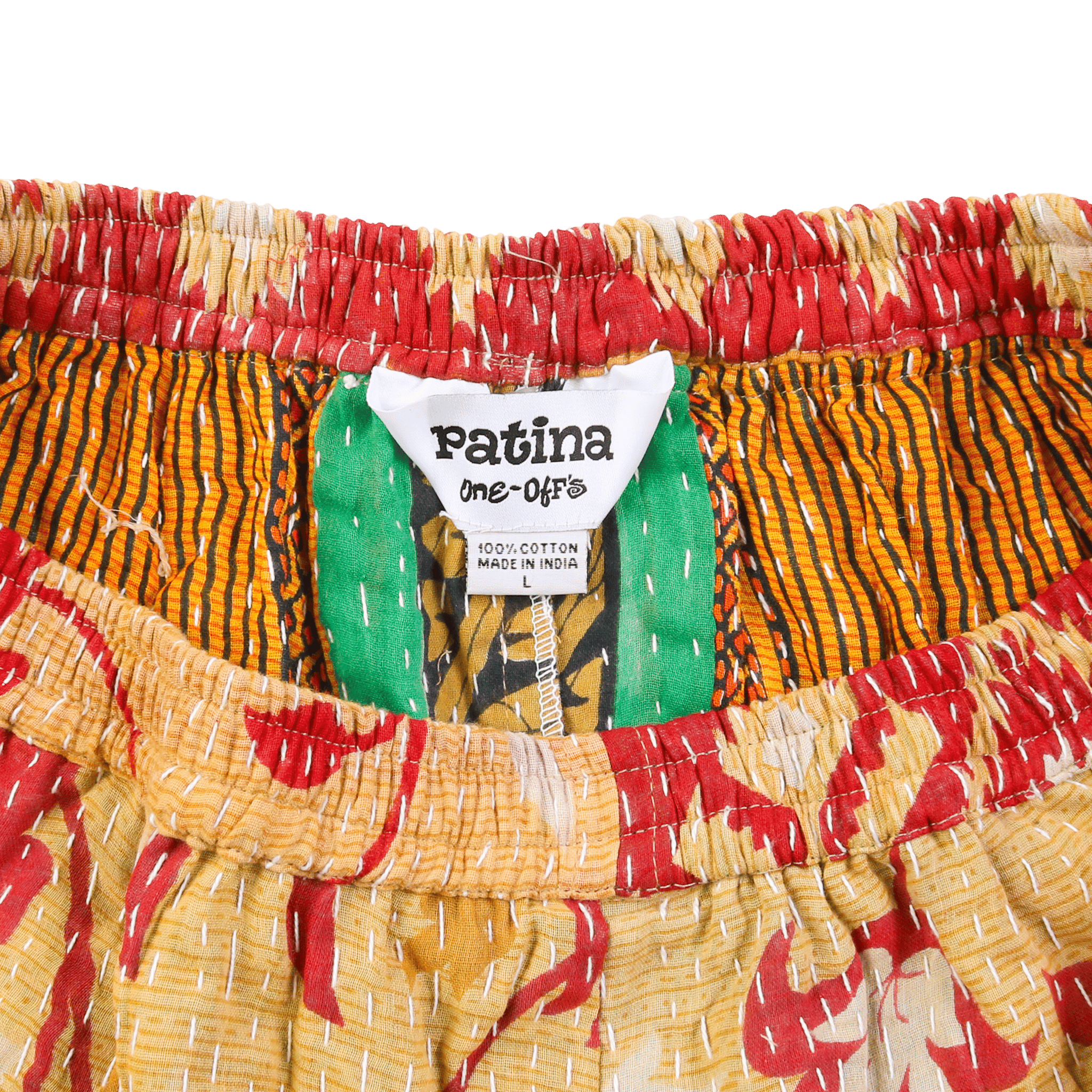 Kantha Beach Short N°26 - Patina