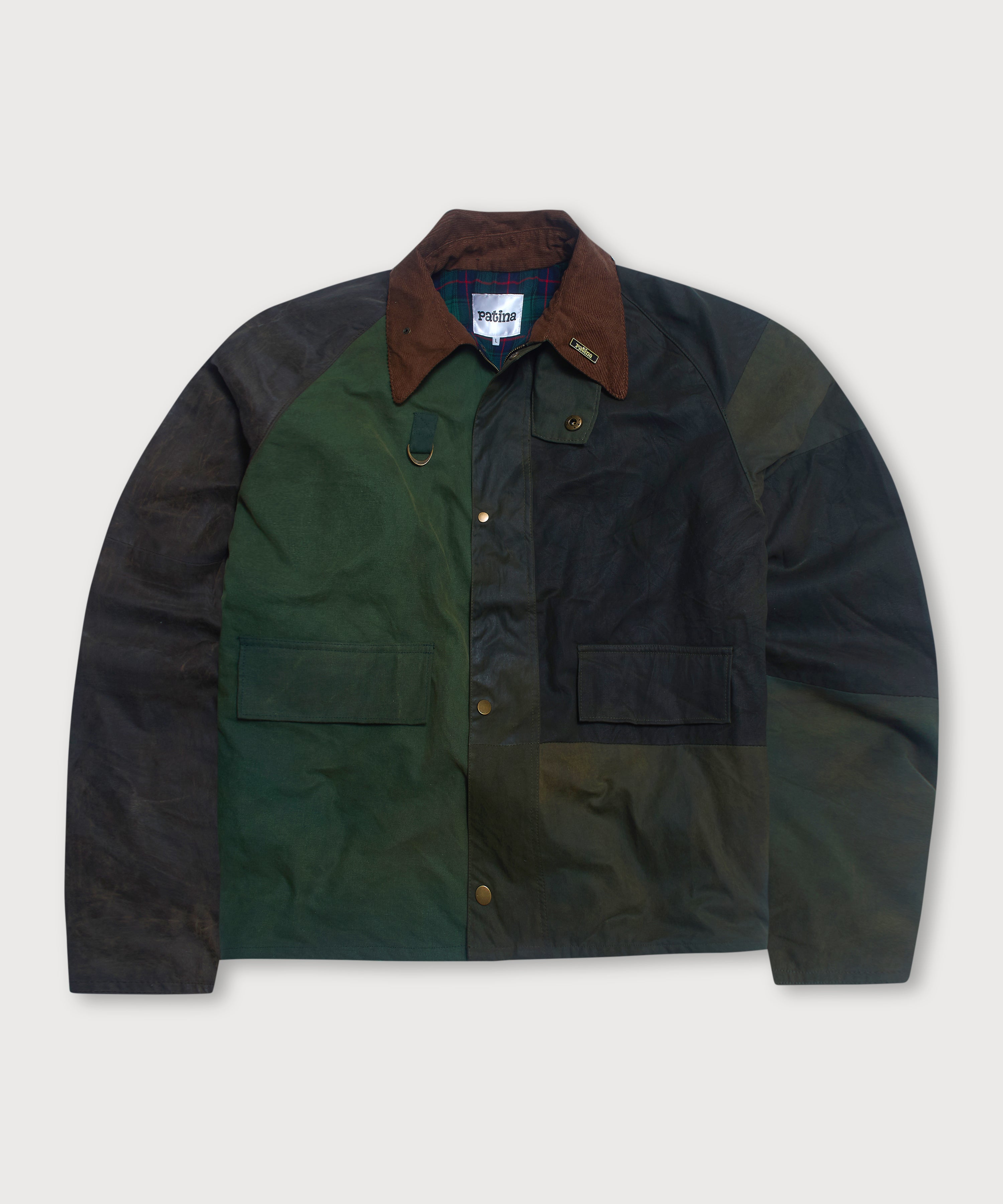 Offcut Wax Field Jacket 074 (L) - Patina