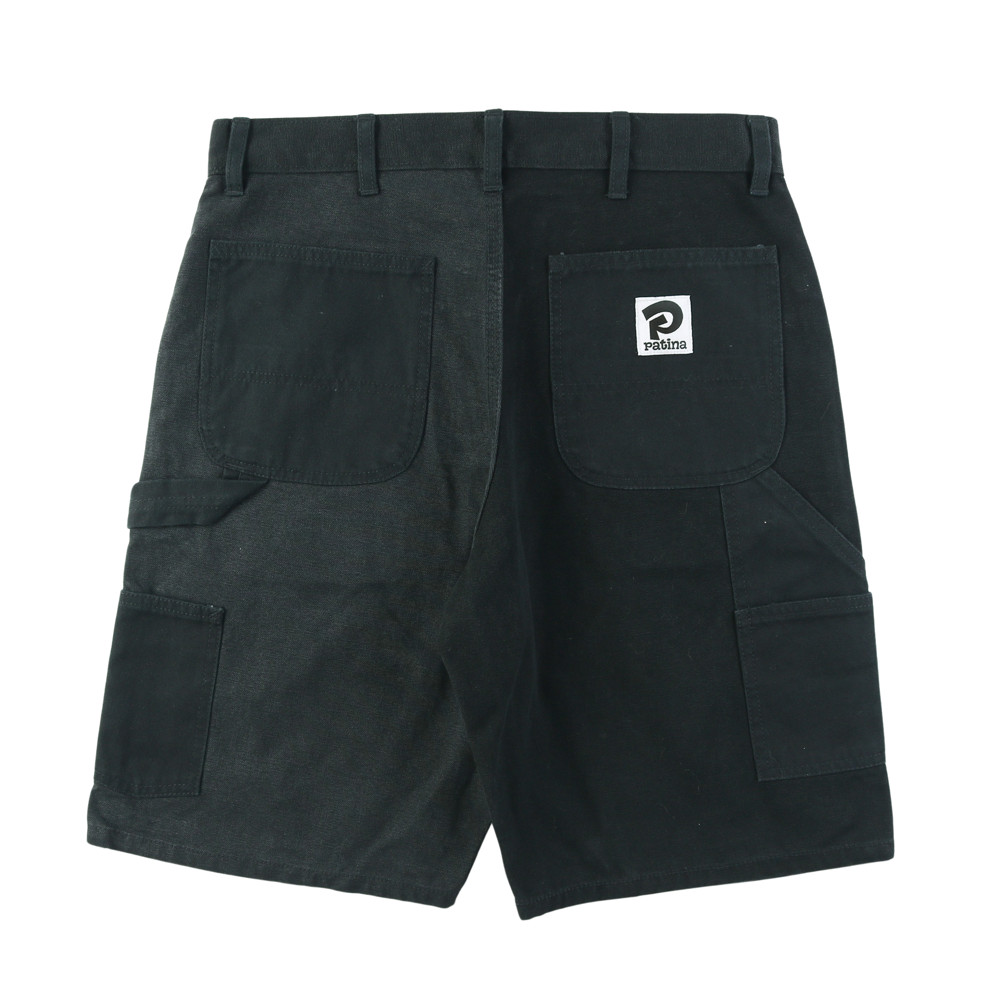Double Knee Short - Black - Patina