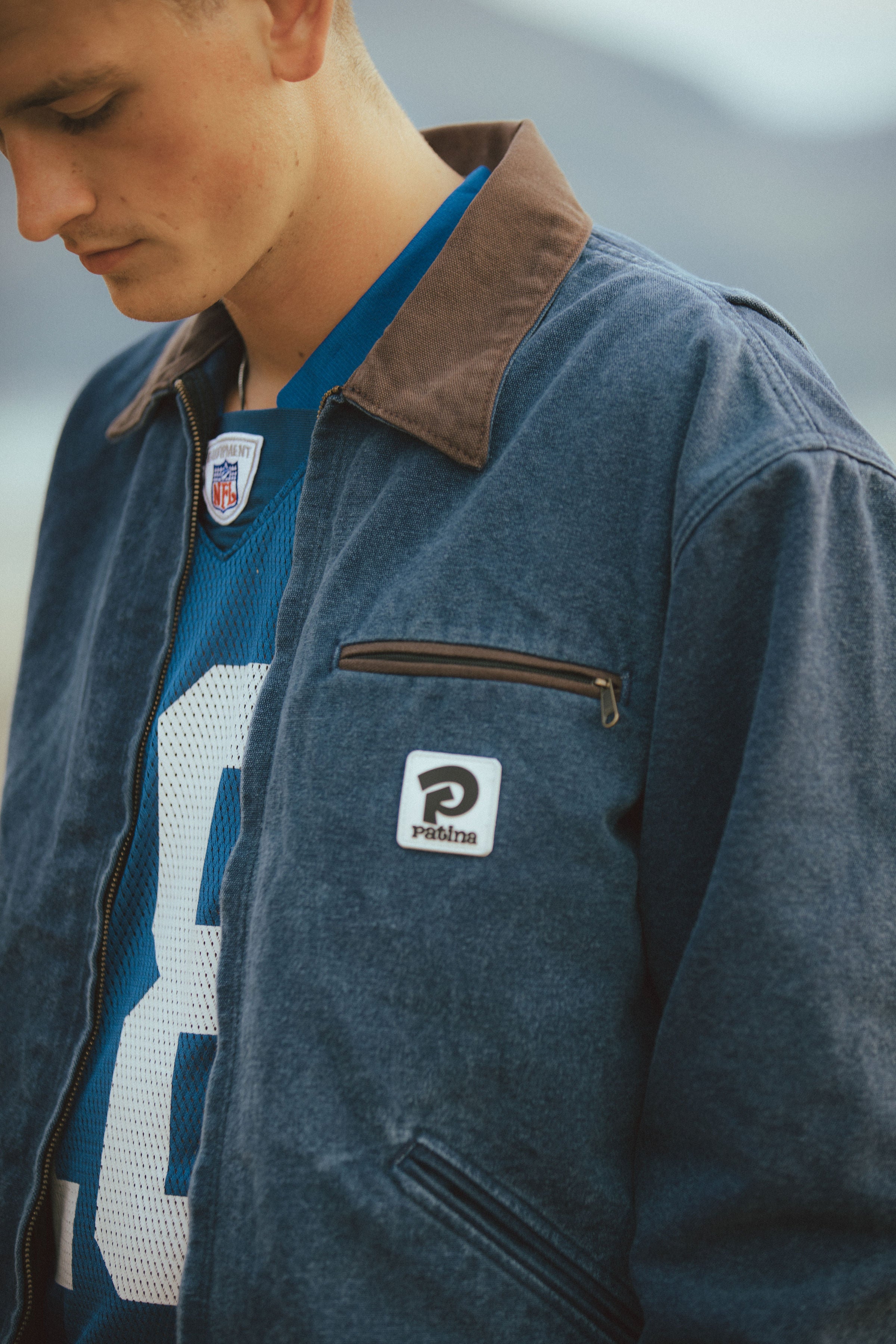 Work Jacket - Navy - Patina