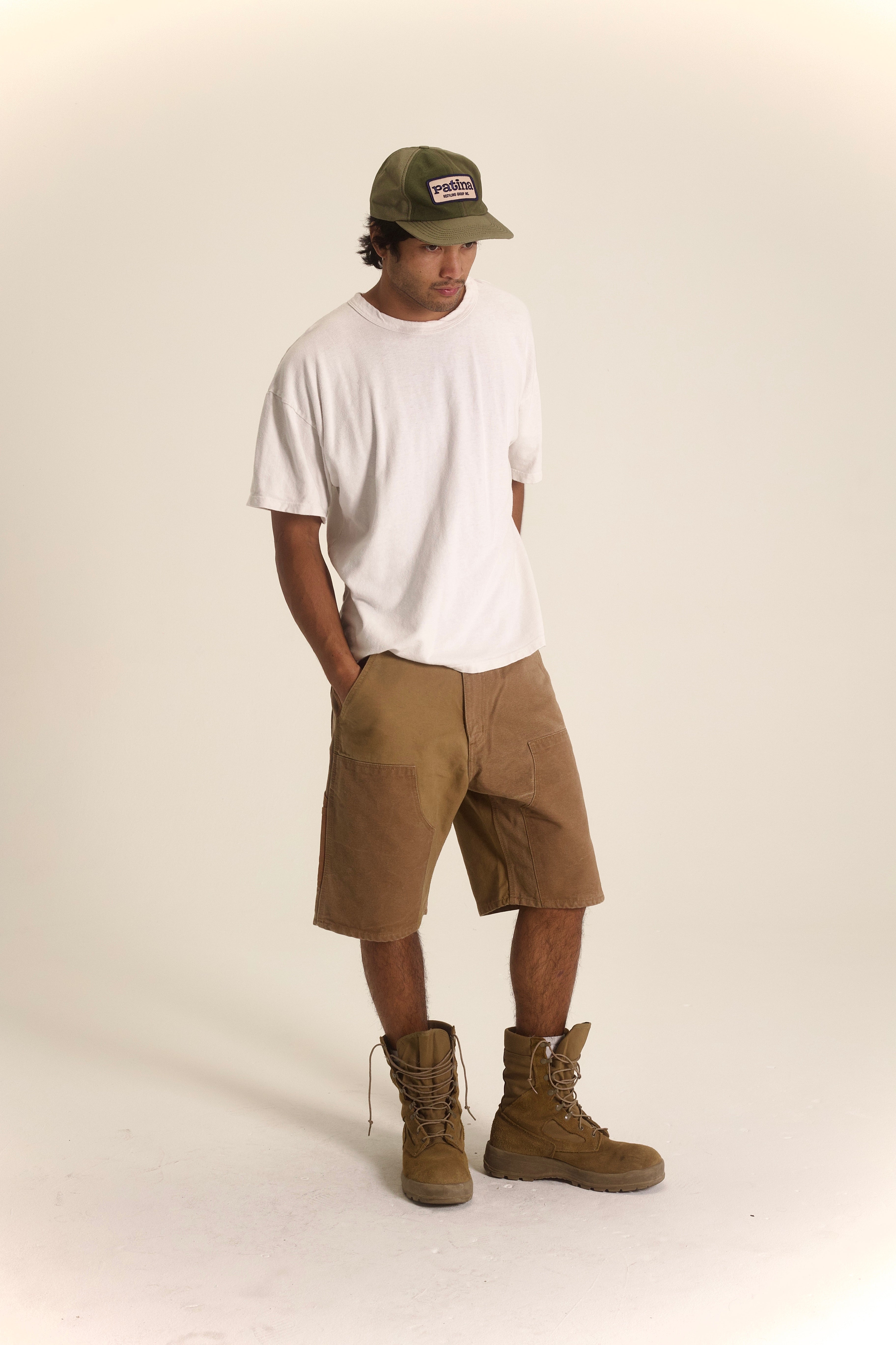 Double Knee Short - Duck Brown - Patina