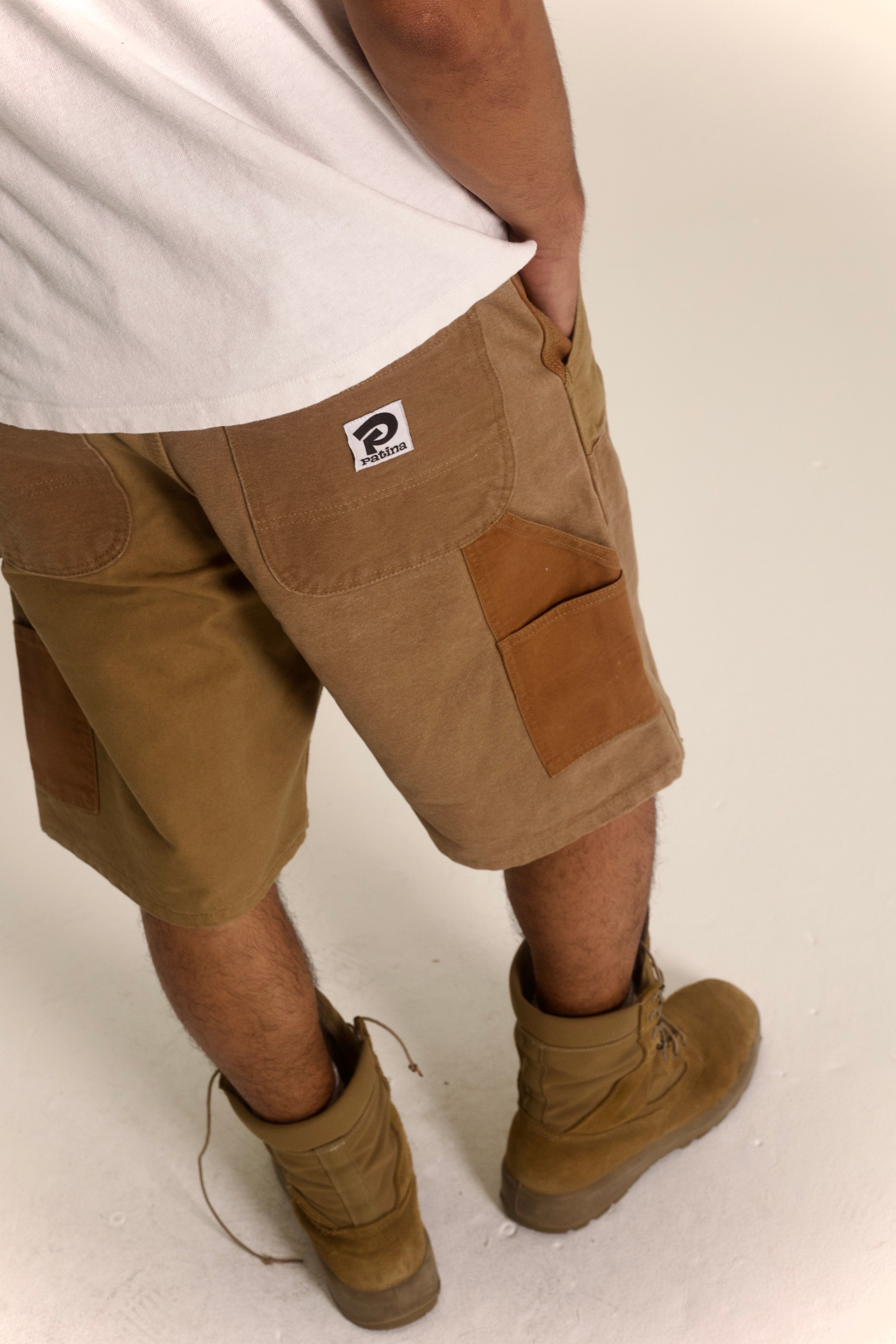 Double Knee Short - Duck Brown - Patina