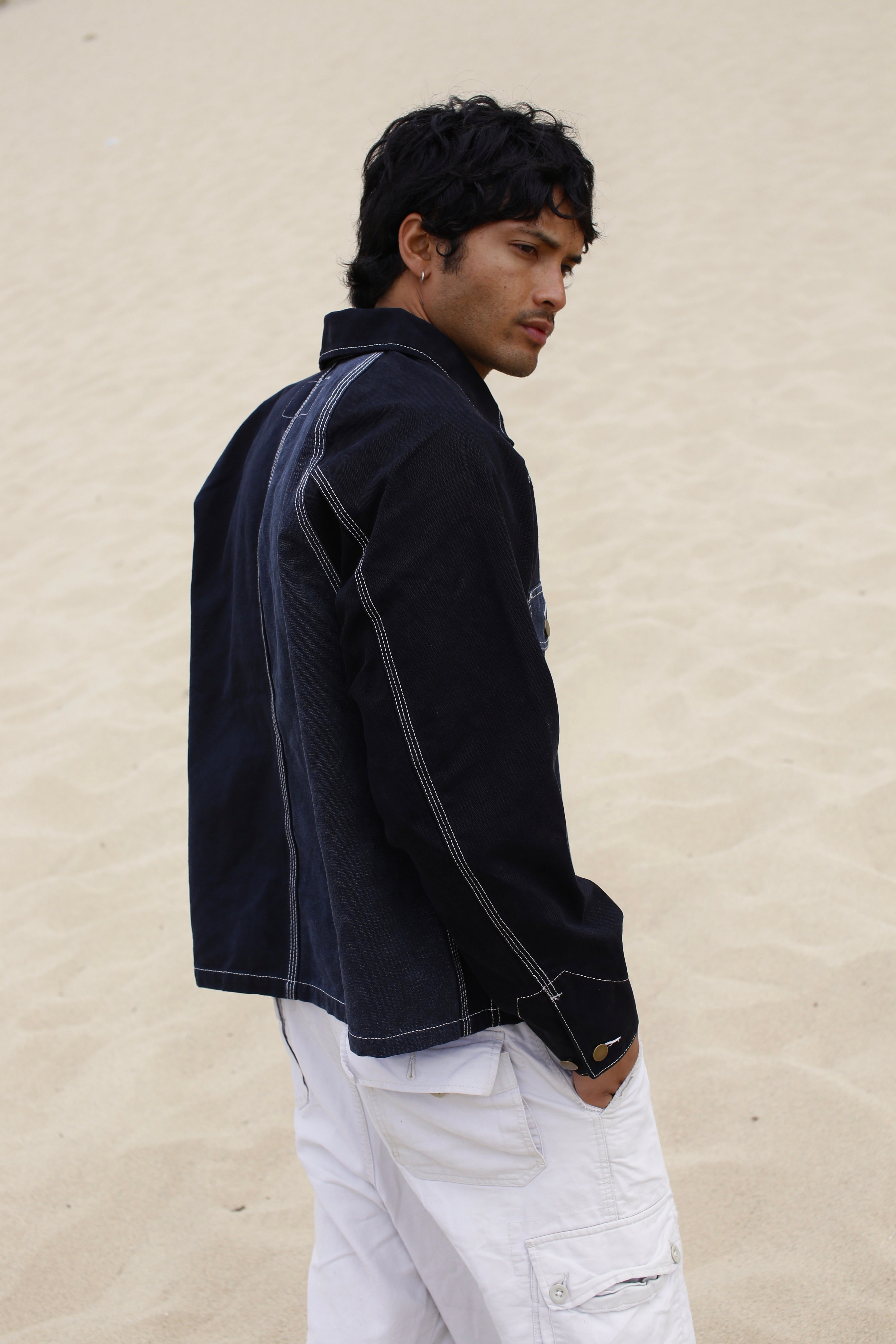 Engineer Jacket - Black - Patina
