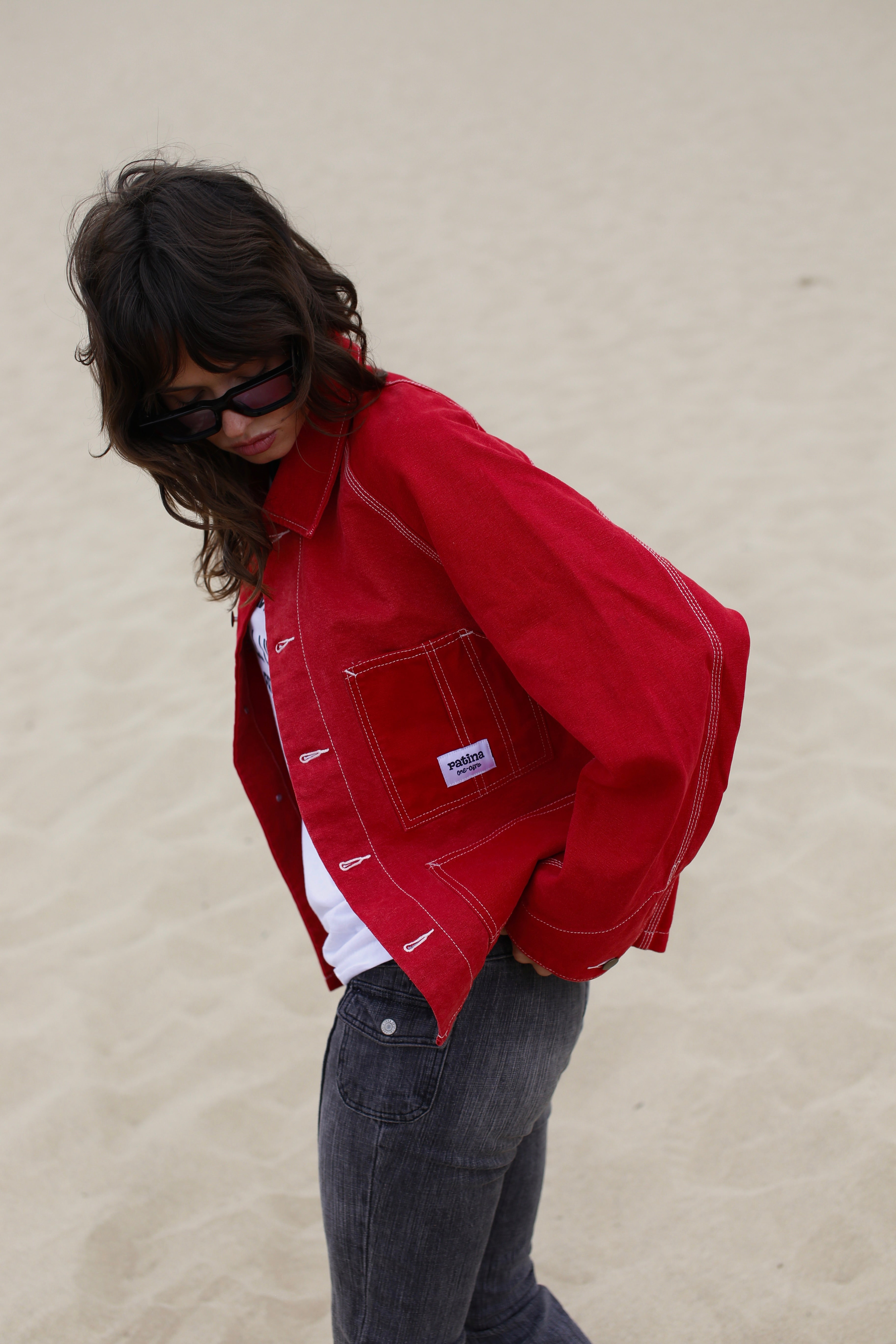 Engineer Jacket - Red - Patina