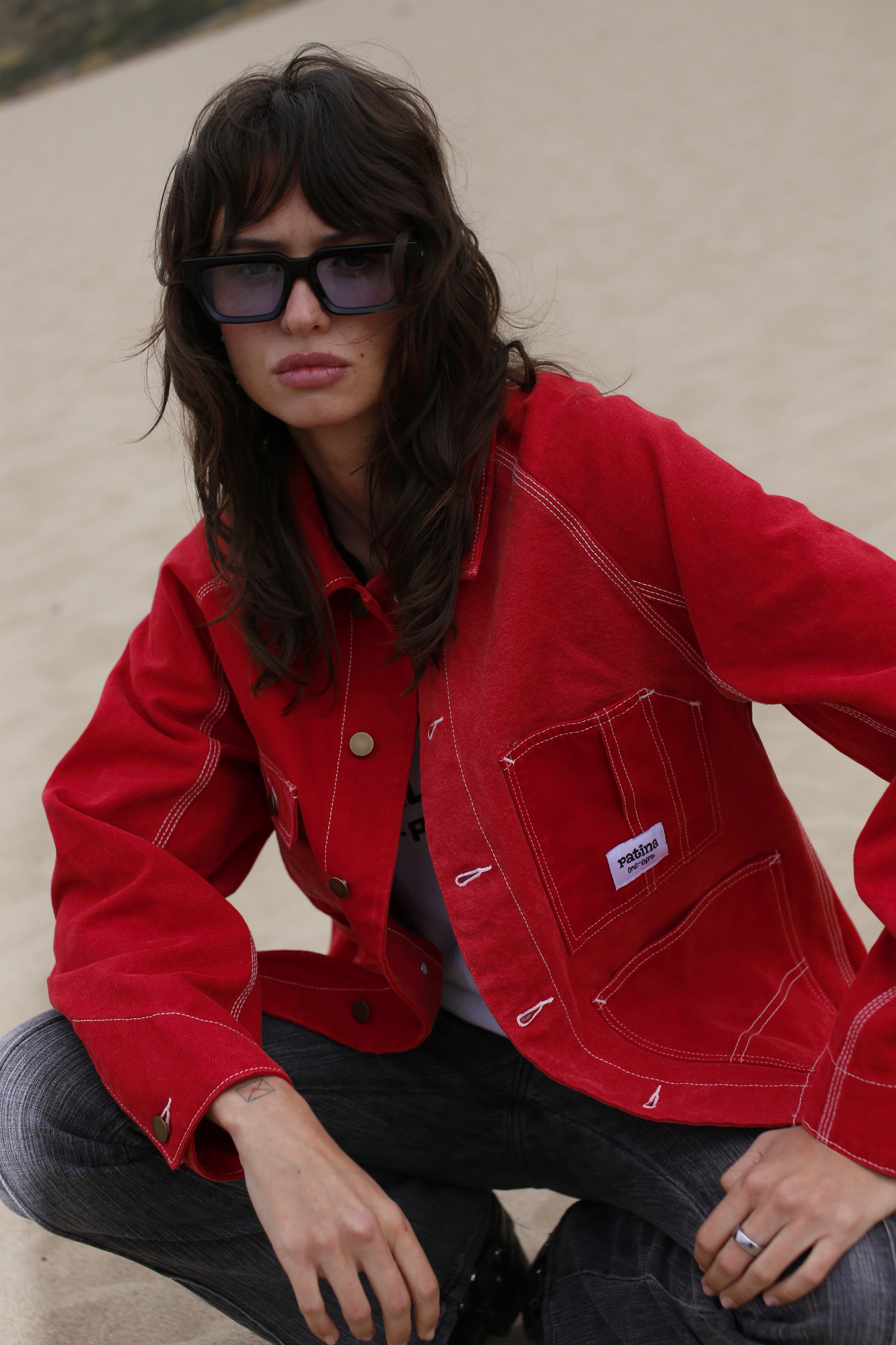 Engineer Jacket - Red - Patina