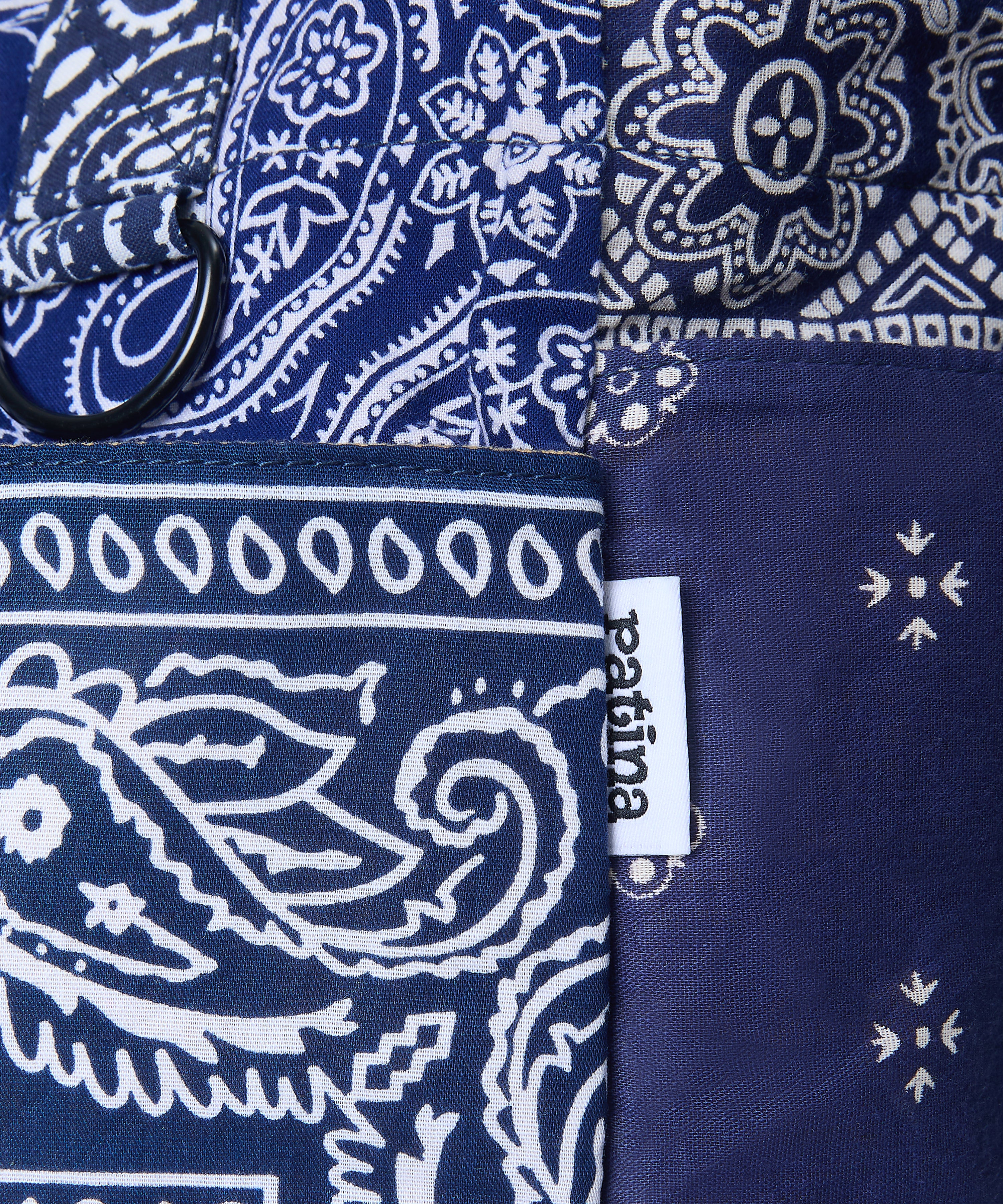 Bandana Tote Bag - Navy