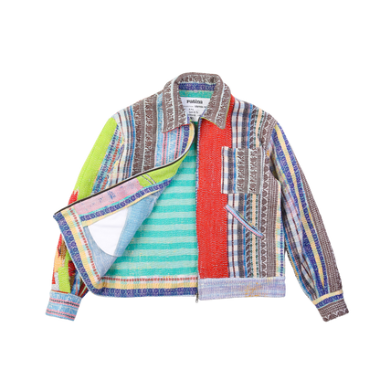 Kantha-Jacke Nr. 76