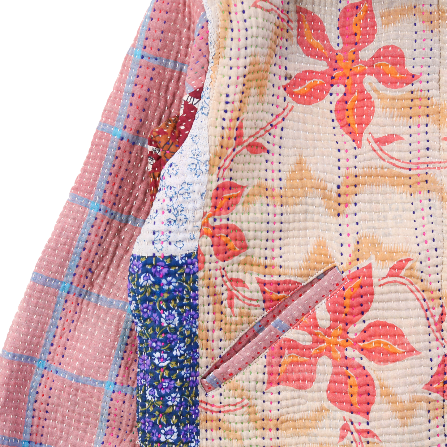 Kantha-Jacke Nr. 24