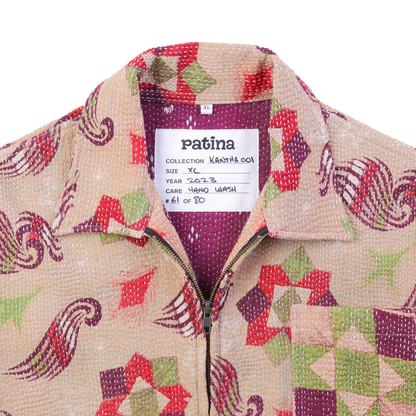 Kantha-Jacke Nr. 61