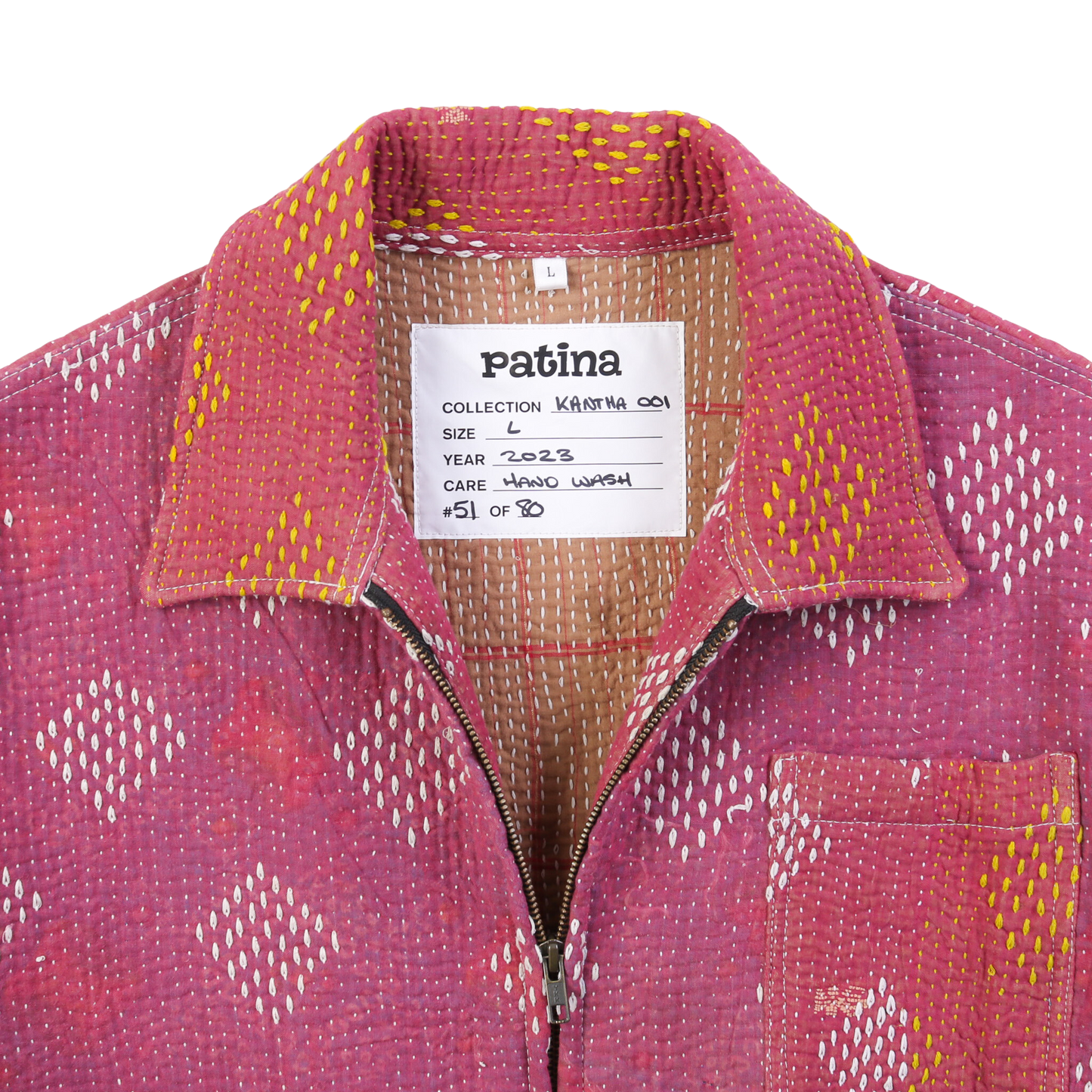 Kantha-Jacke Nr. 51