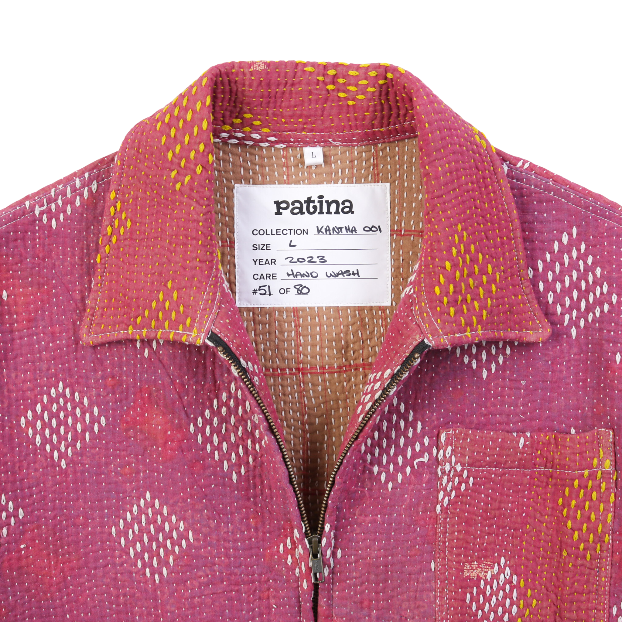 Kantha-Jacke Nr. 51