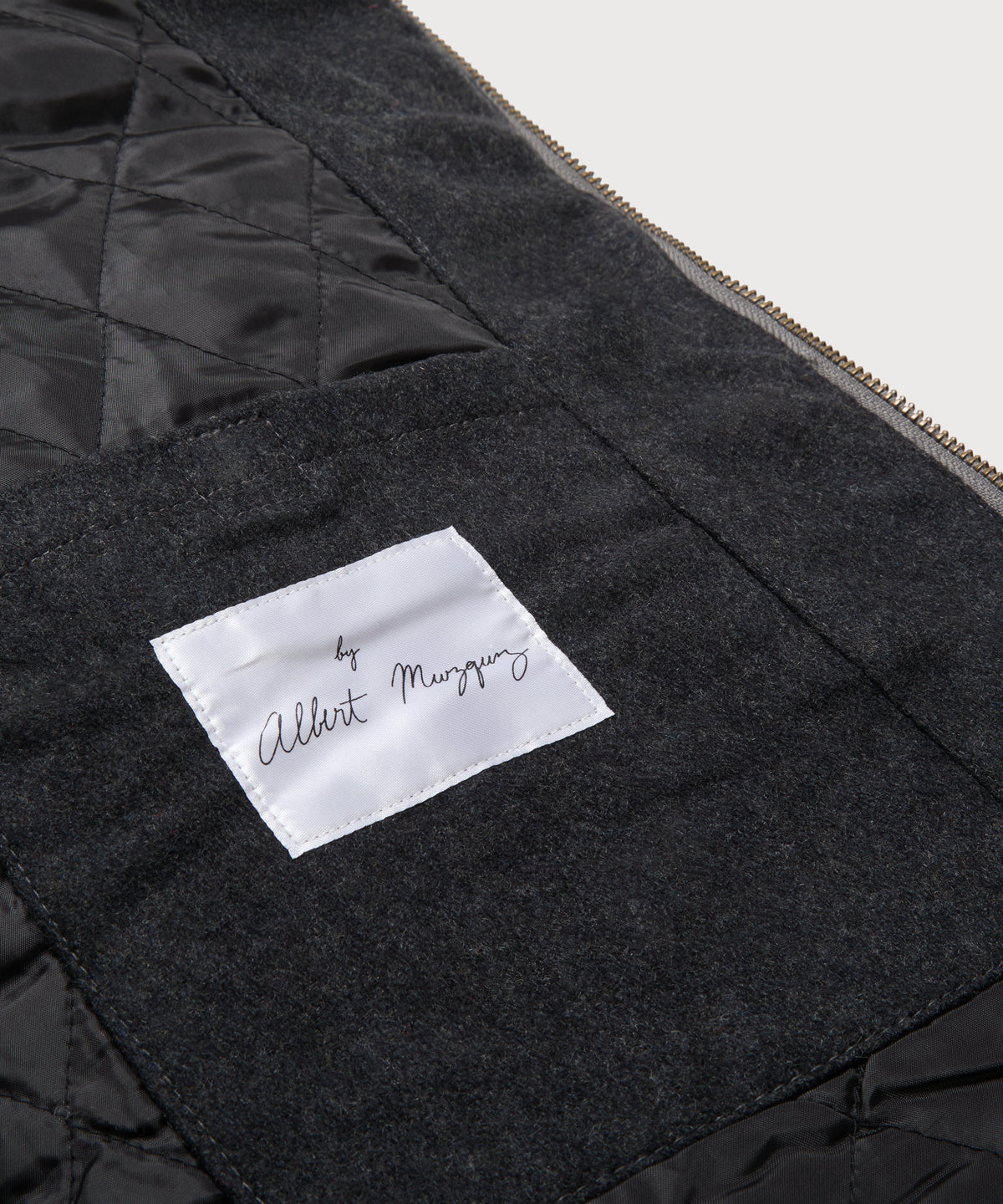 Wool Crew Jacket - Grey - Patina