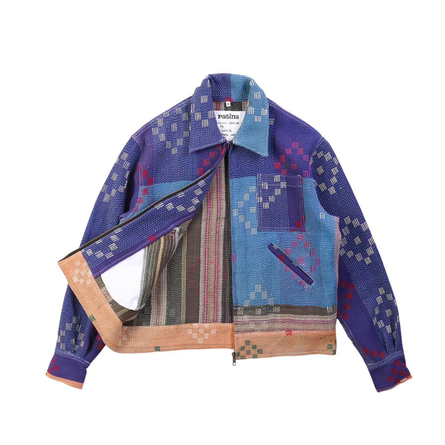 Kantha-Jacke Nr. 28