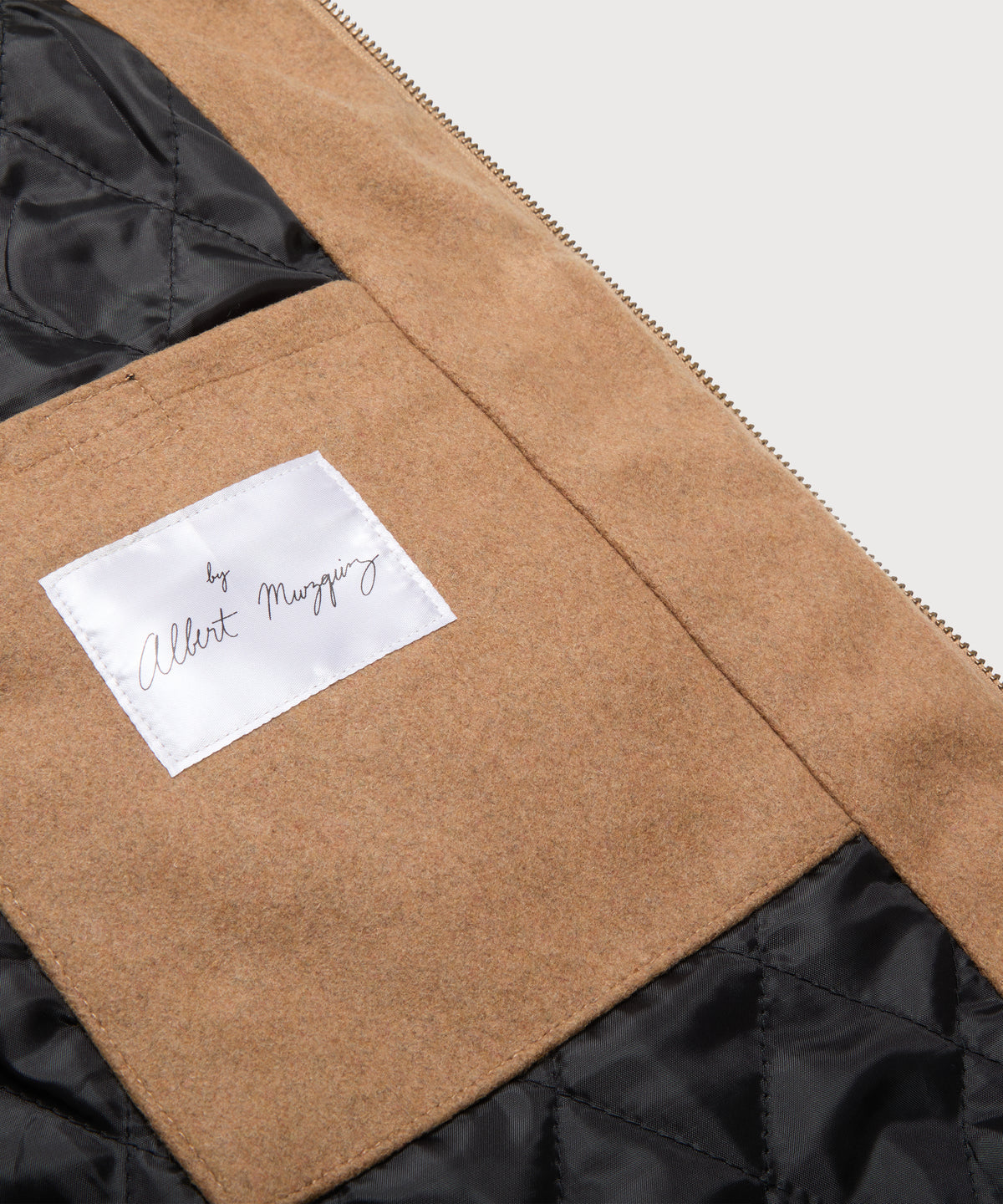 Wool Crew Jacket - Camel - Patina