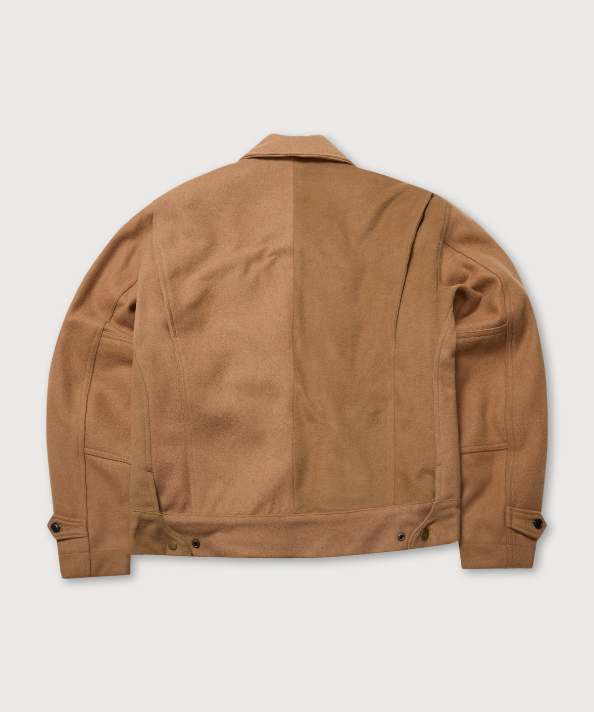 Wool Crew Jacket - Camel - Patina