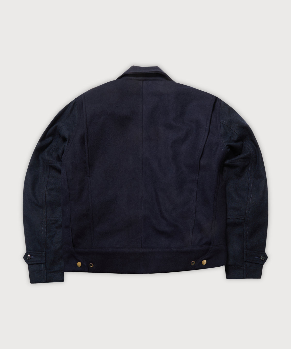 Wool Crew Jacket - Navy - Patina