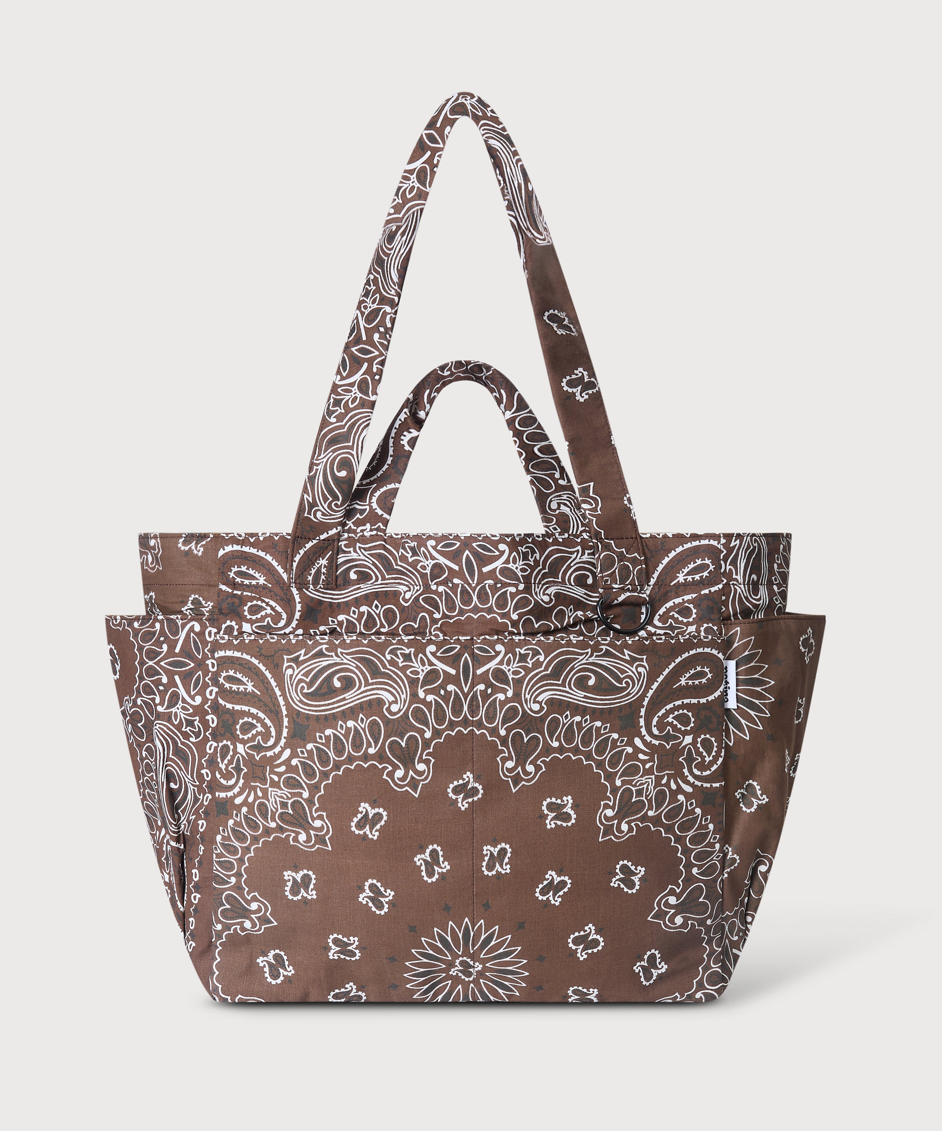 Bandana Tote Bag - Brown