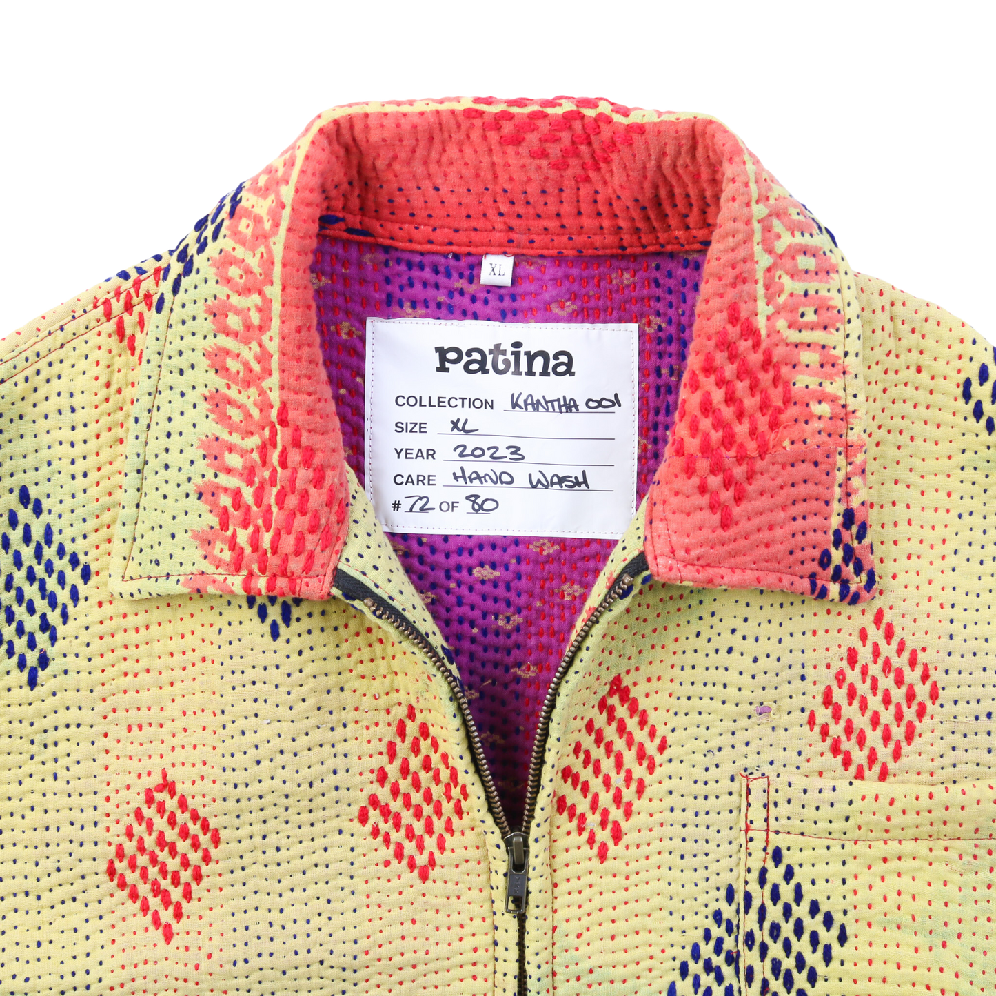 Kantha-Jacke Nr. 72