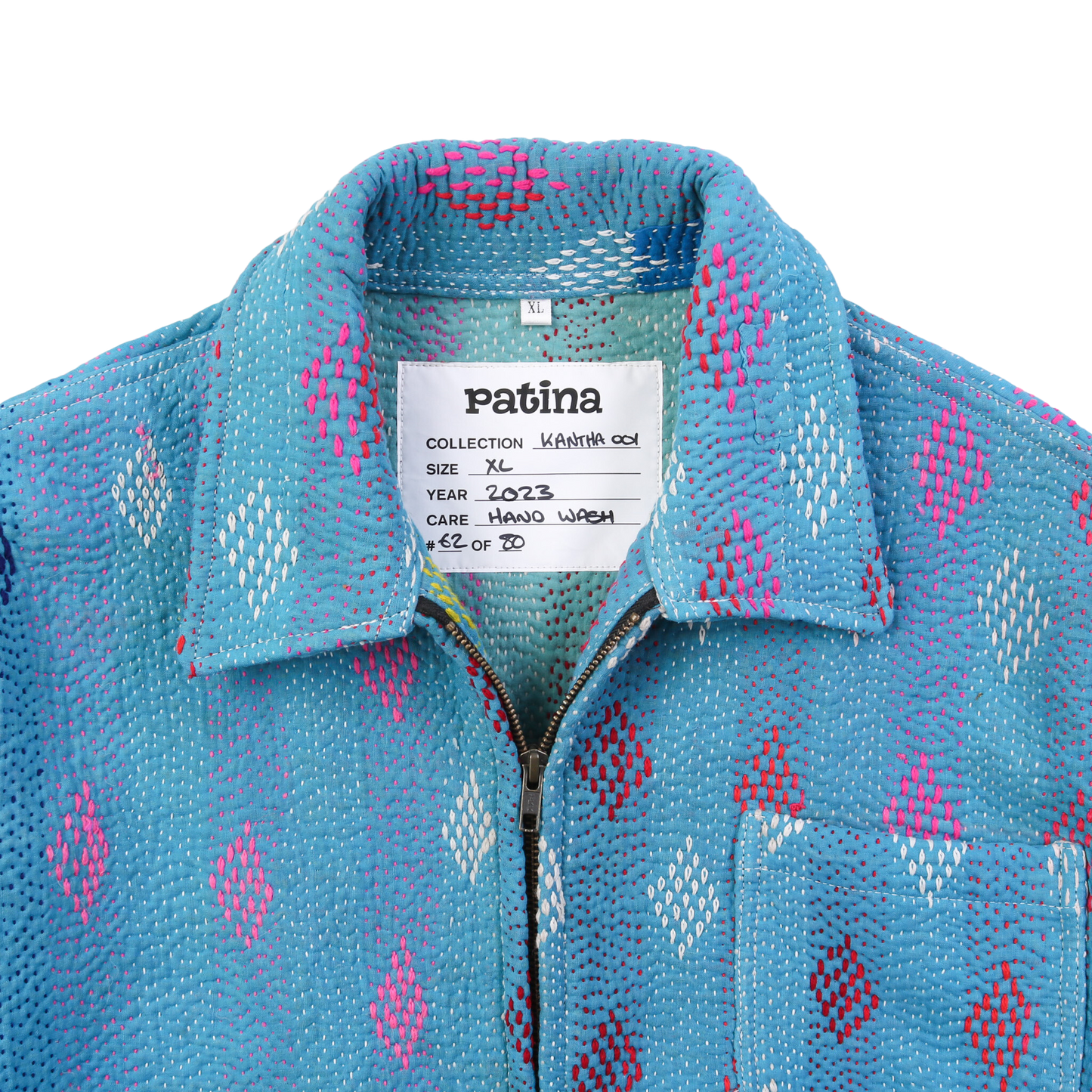 Kantha-Jacke Nr. 62