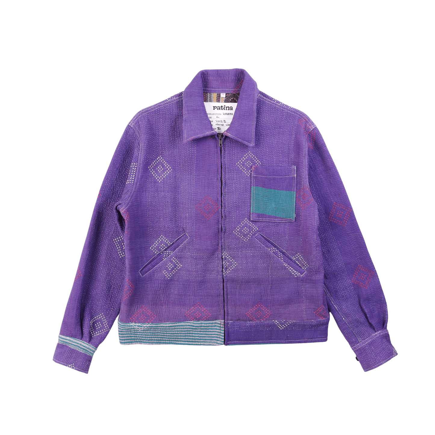 Kantha-Jacke Nr. 50