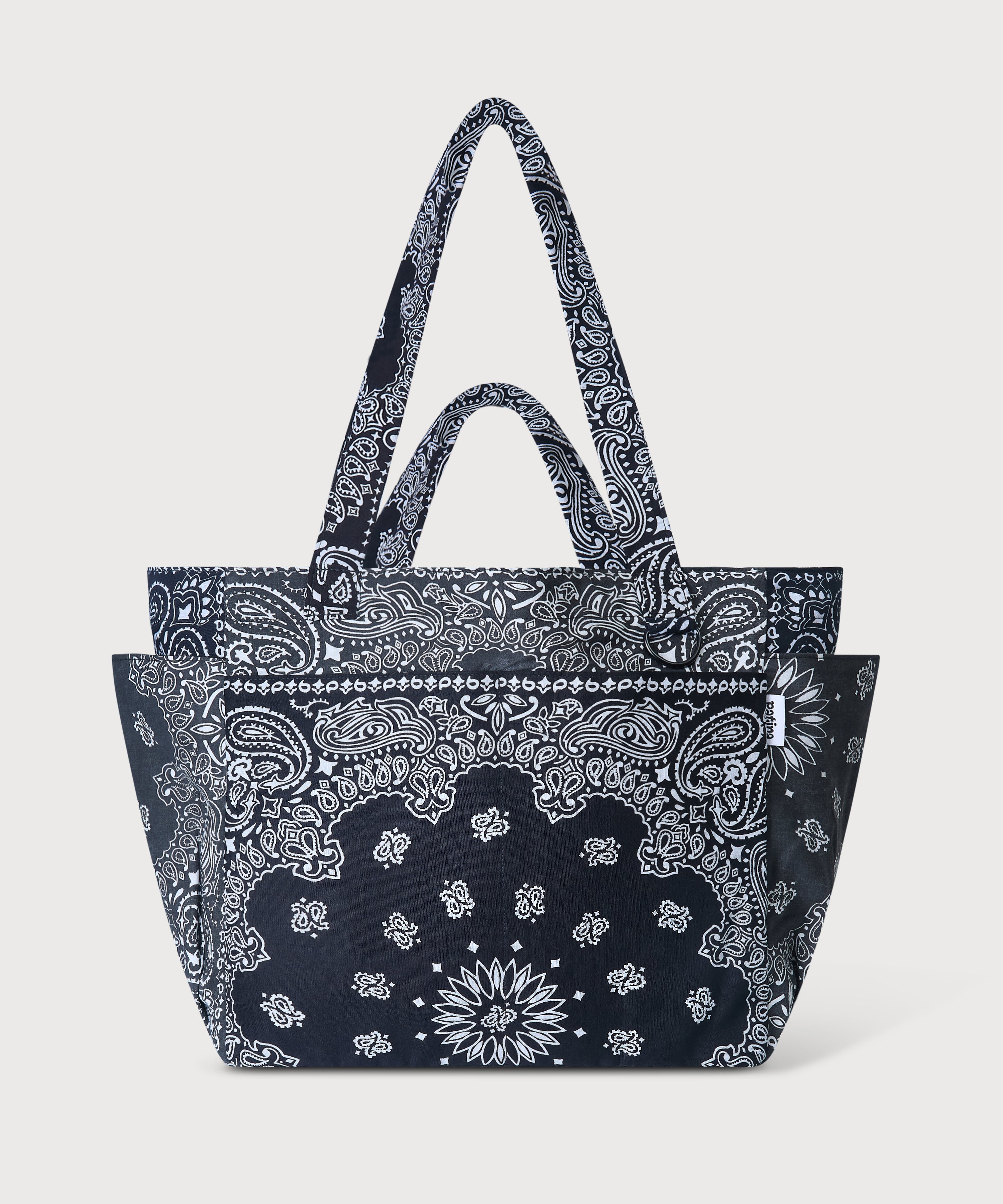 Bandana Tote Bag - Black