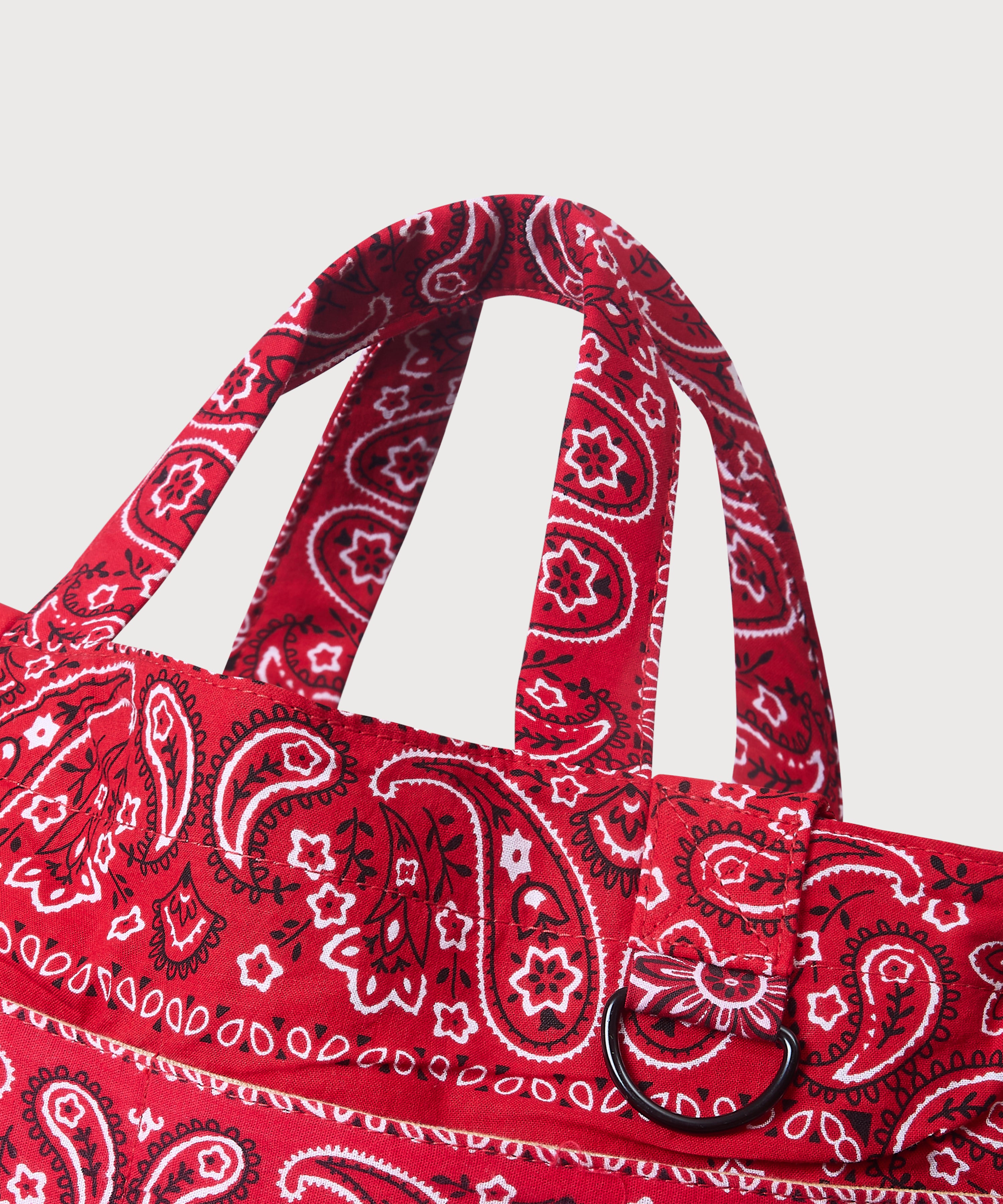 Bandana Tote Bag - Red