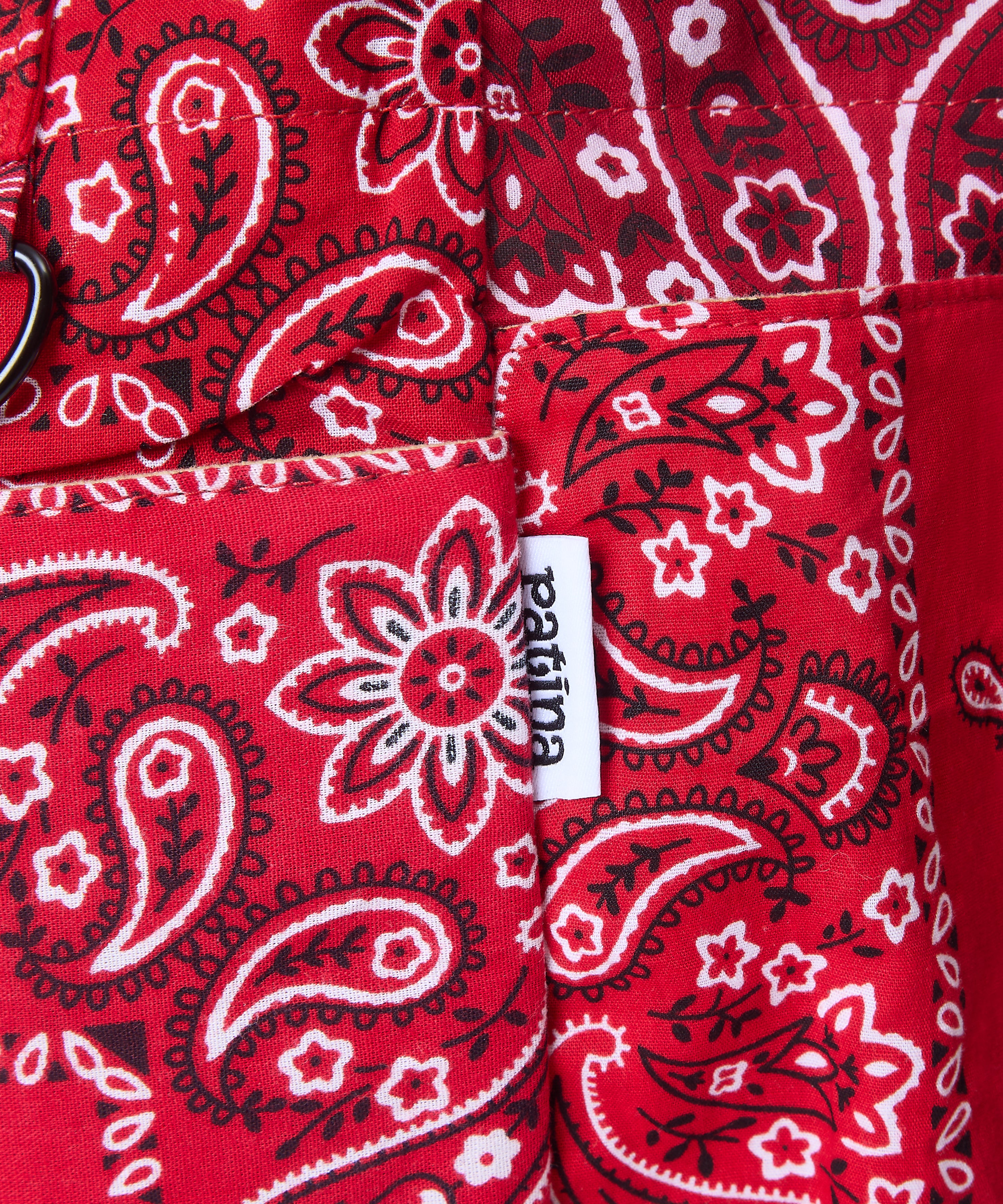 Bandana Tote Bag - Red