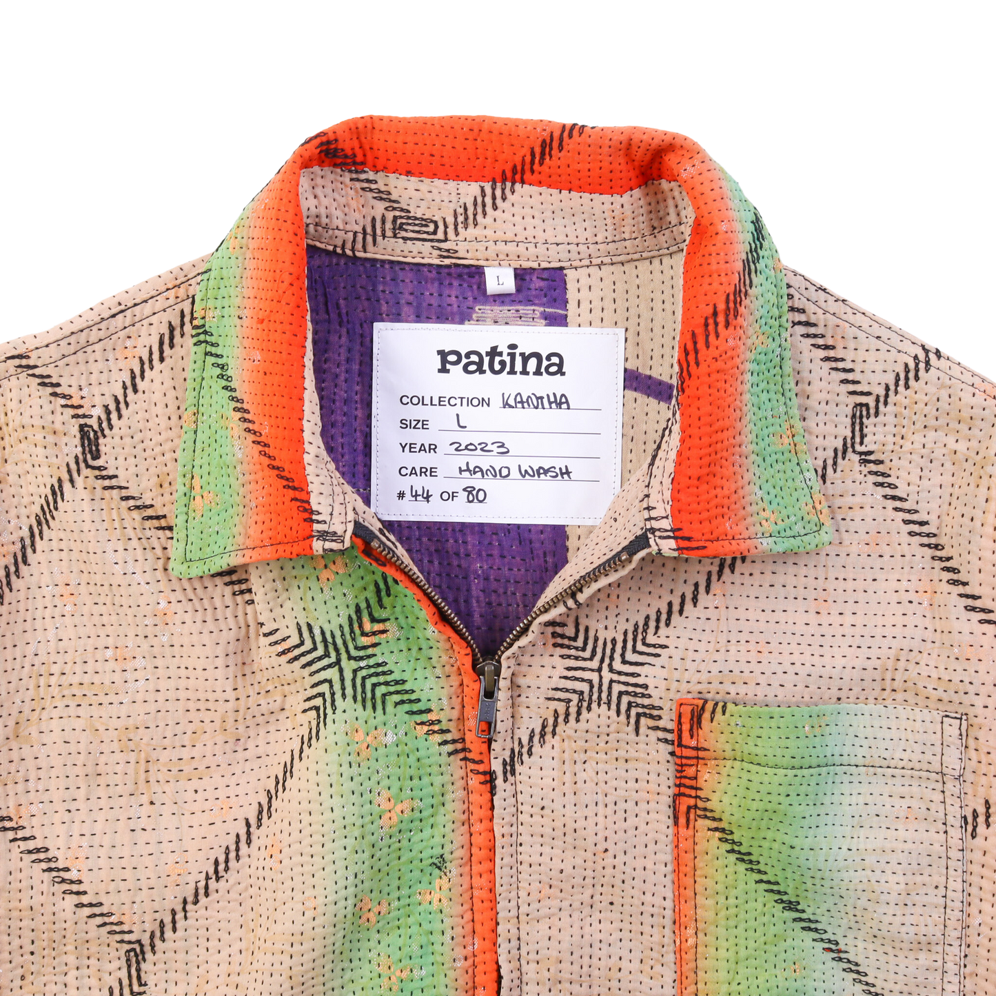 Veste Kantha N°44