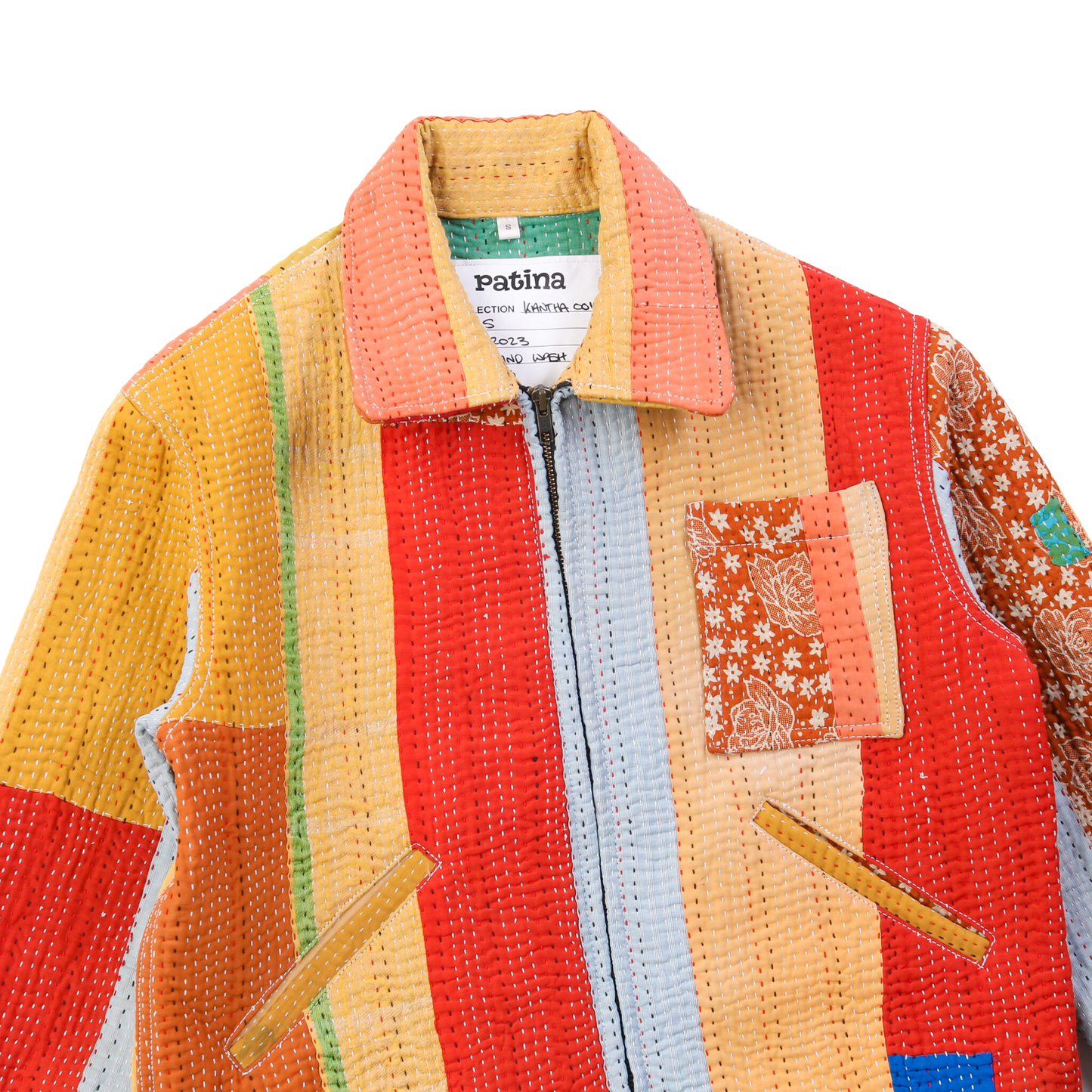 Kantha-Jacke Nr. 16