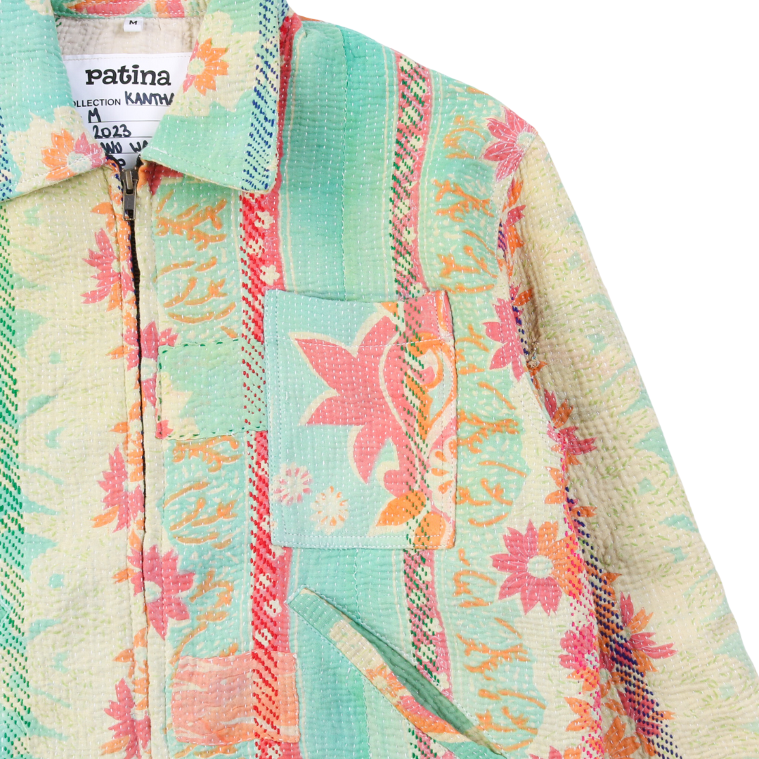 Kantha-Jacke Nr. 36