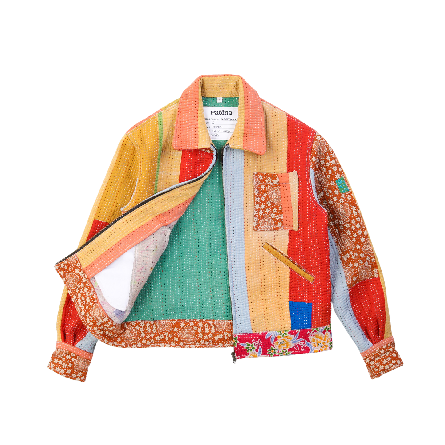 Kantha-Jacke Nr. 16